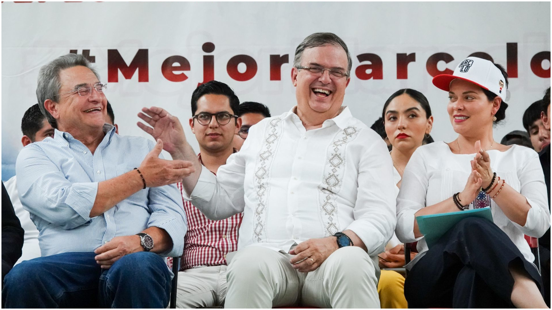 El hermano de AMLO acompañó a Ebrard en su recorrido por el Edomex (Cuartoscuro)