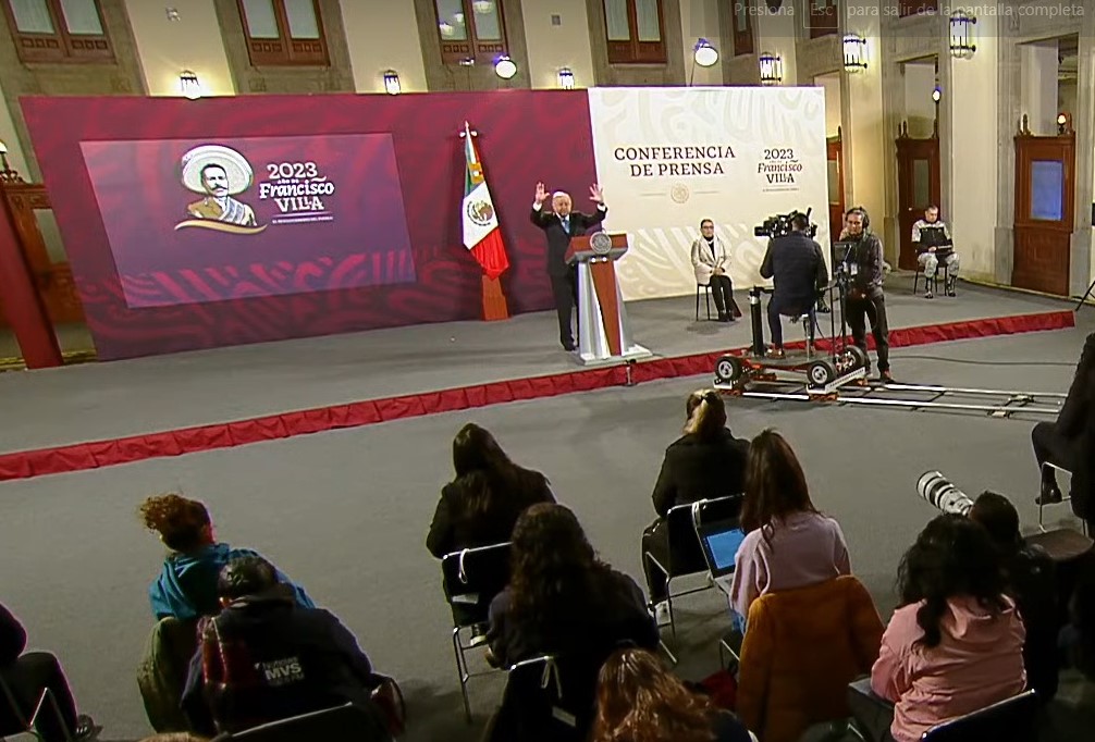 AMLO Conference.  Photo: Government of Mexico