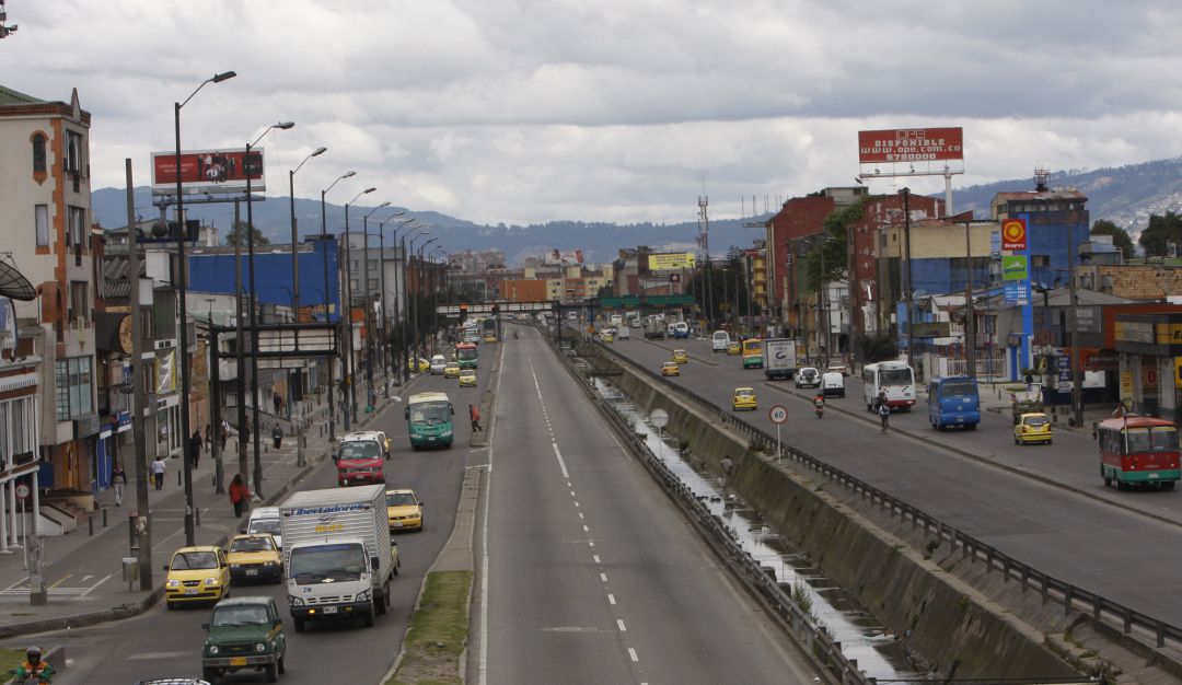 Imagen de archivo. Fotografía de la avenida Boyacá en Bogotá. Foto: Colprensa