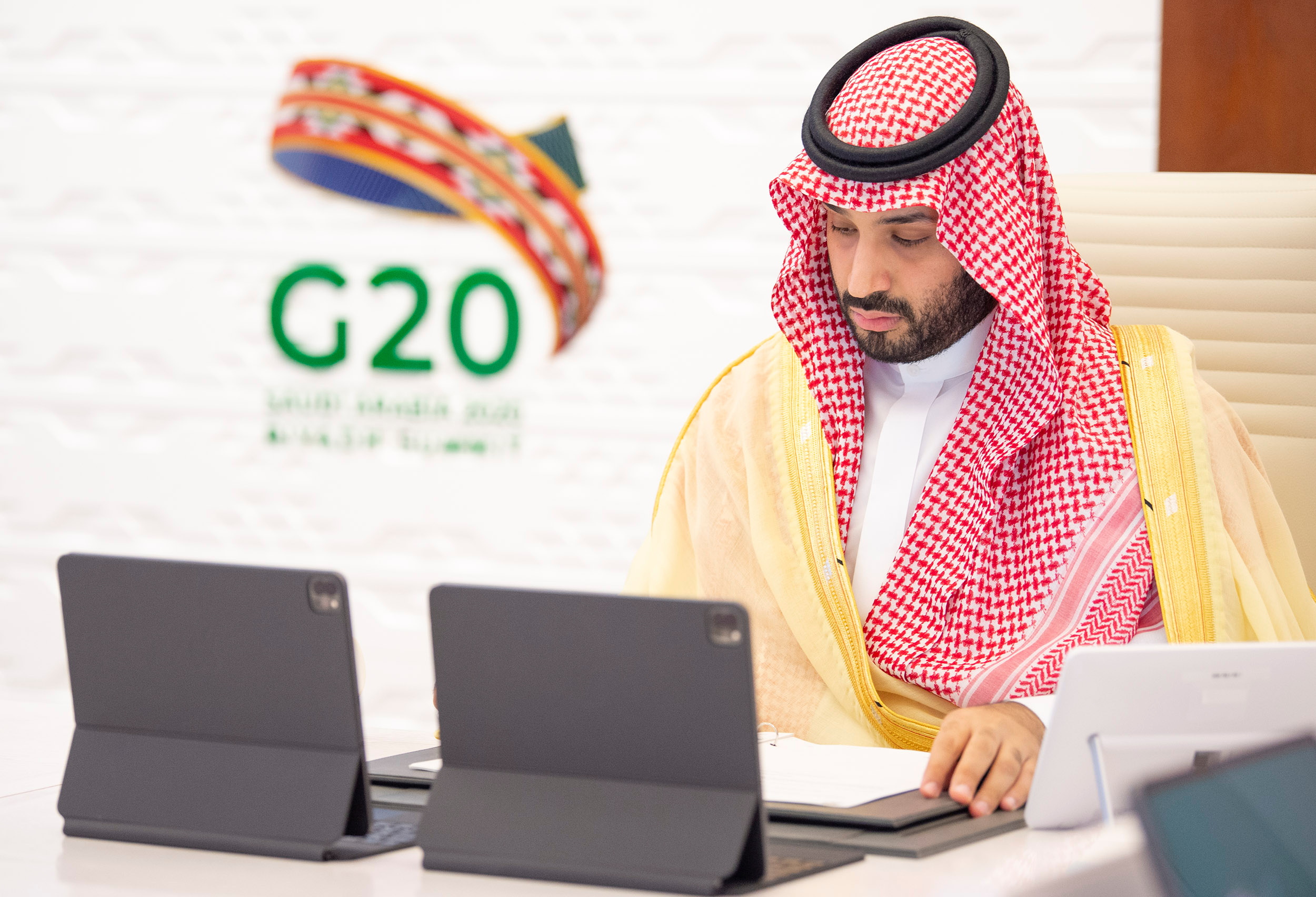 El príncipe Mohammed bin Salman de Arabia Saudita (Bandar Algaloud/Courtesy of Saudi Royal Court/Handout via REUTERS)