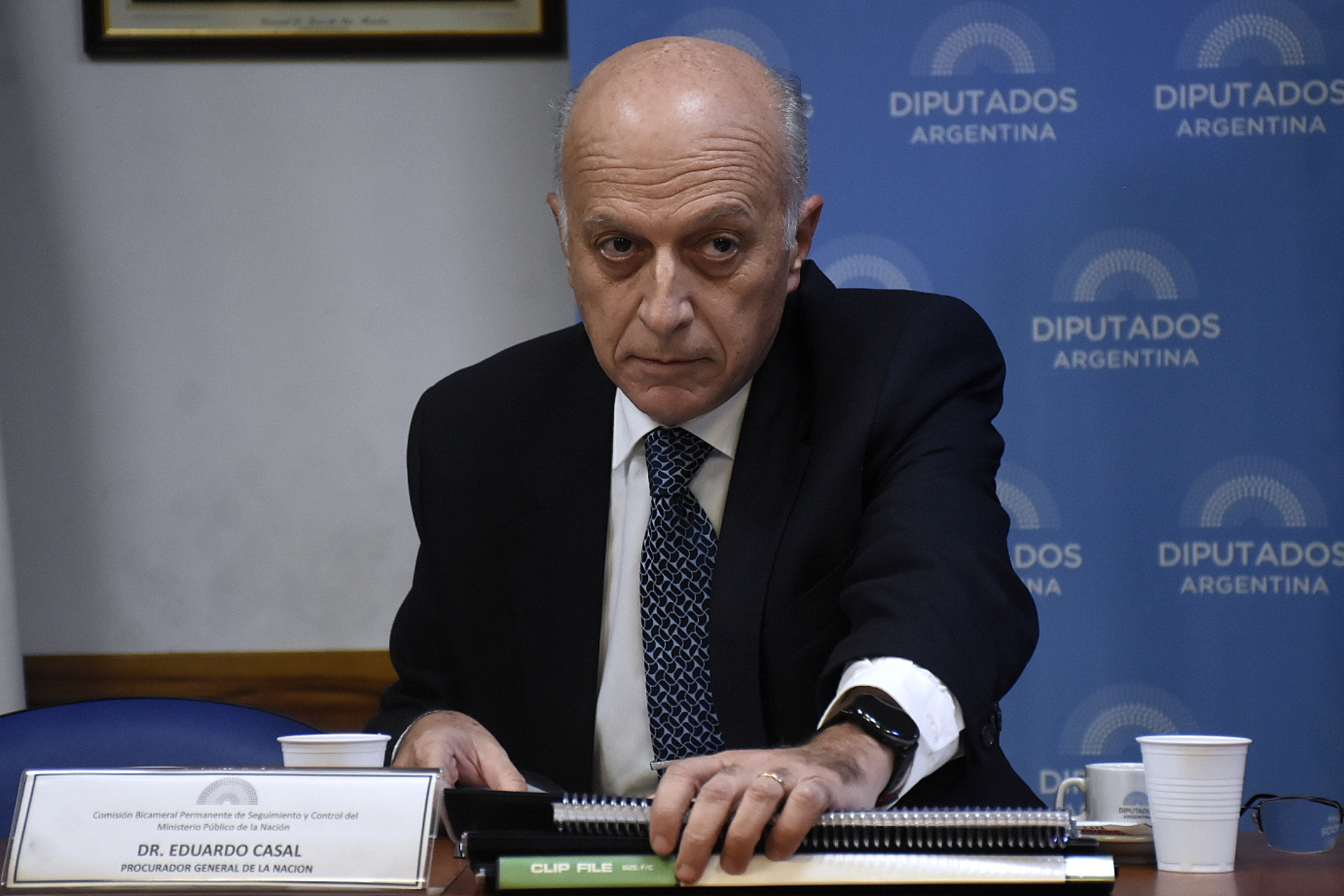 El confirmado ministro de Justicia, Martín Soria, cuestionó al procurador interino Eduardo Casal por estar "atornillado" al cargo. (Nicolás Stulberg)