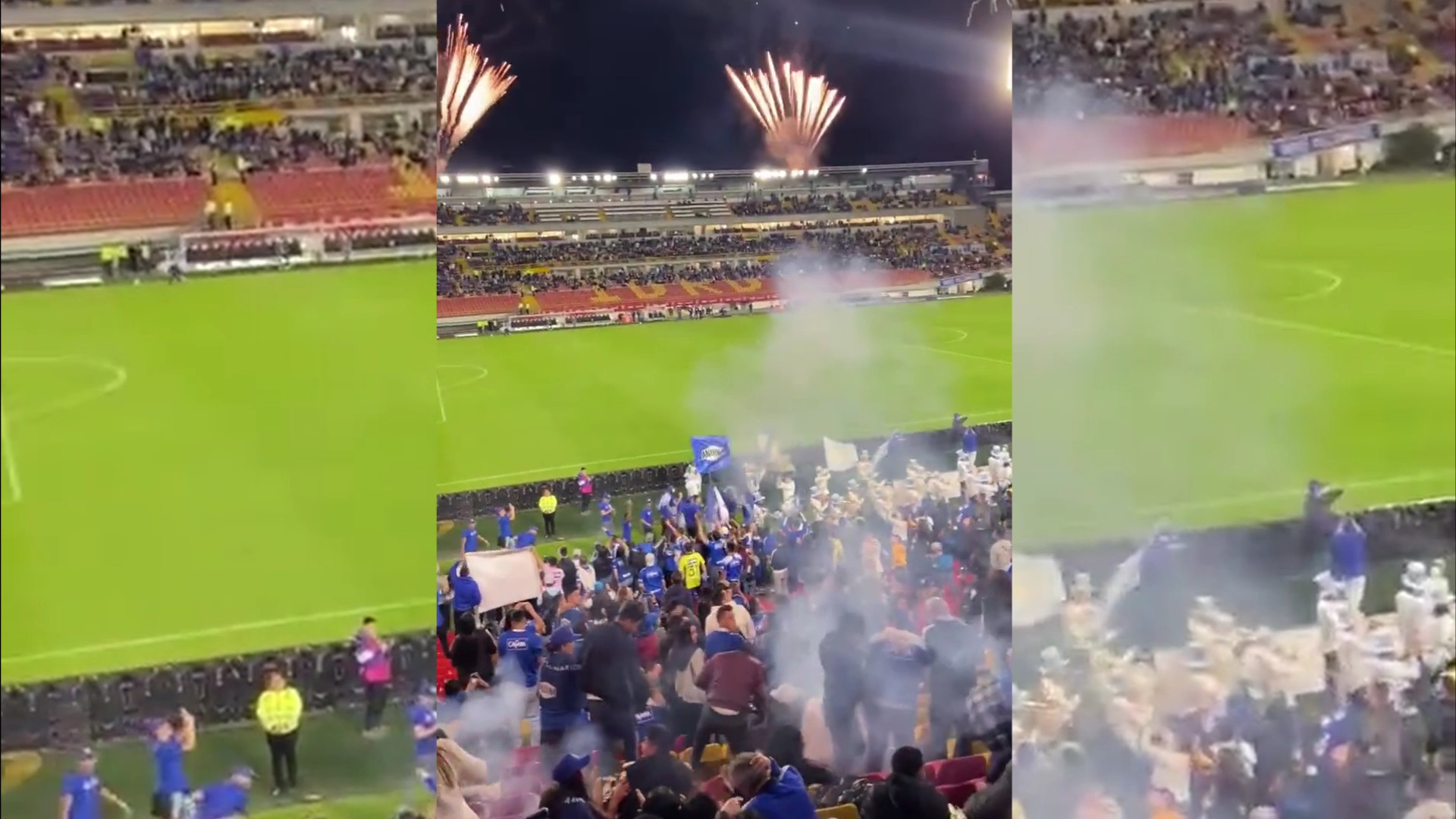 Video Accidente Con Juegos Pirotécnicos En El Partido De Millonarios