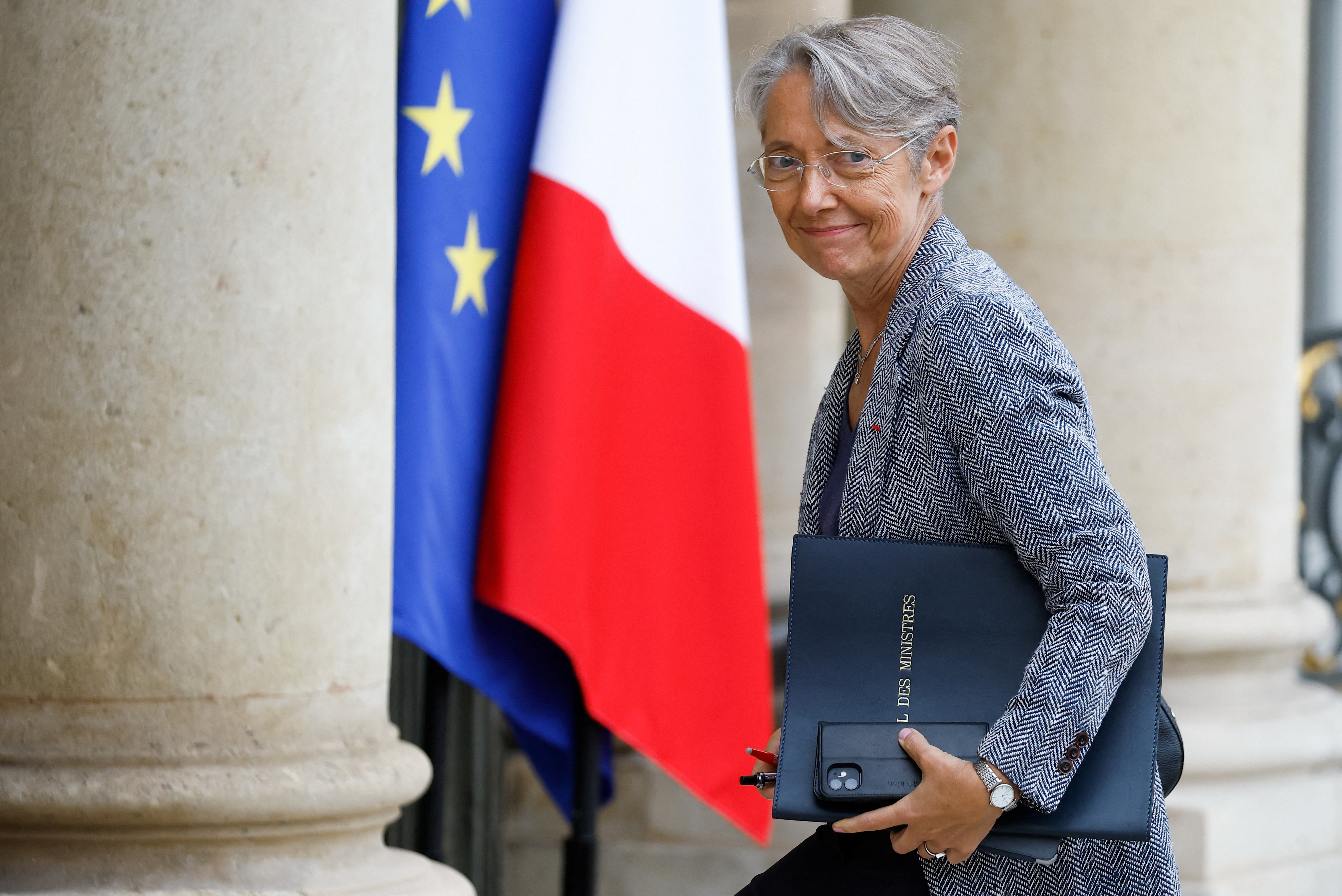 Foto de archivo: La primera ministra francesa, Elisabeth Borne (REUTERS/Christian Hartmann)