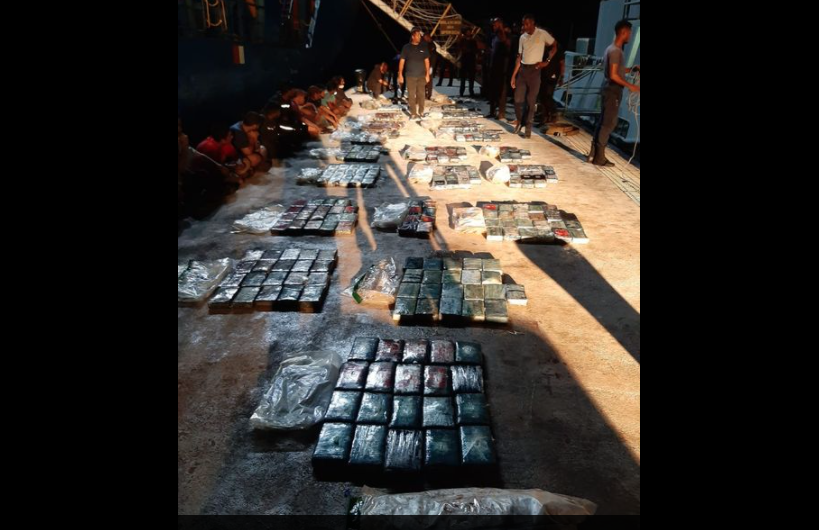 400 kilos de cocaína avaluados en 160 millones de dólares fueron encontrados en el tanque de combustible de un barco en Trinidad y Tobago. Foto: guardian.co.tt