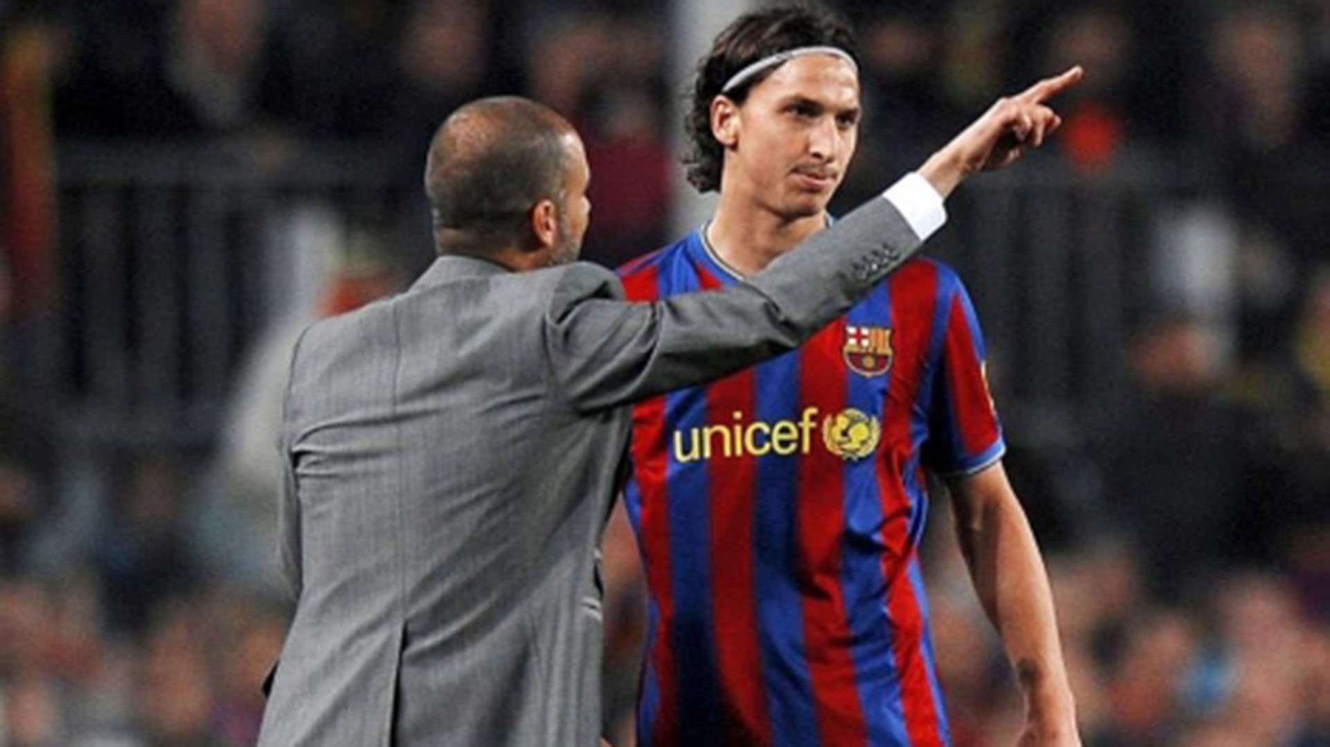 Pep y Zlatan compartieron una breve pero exitosa etapa en Barcelona