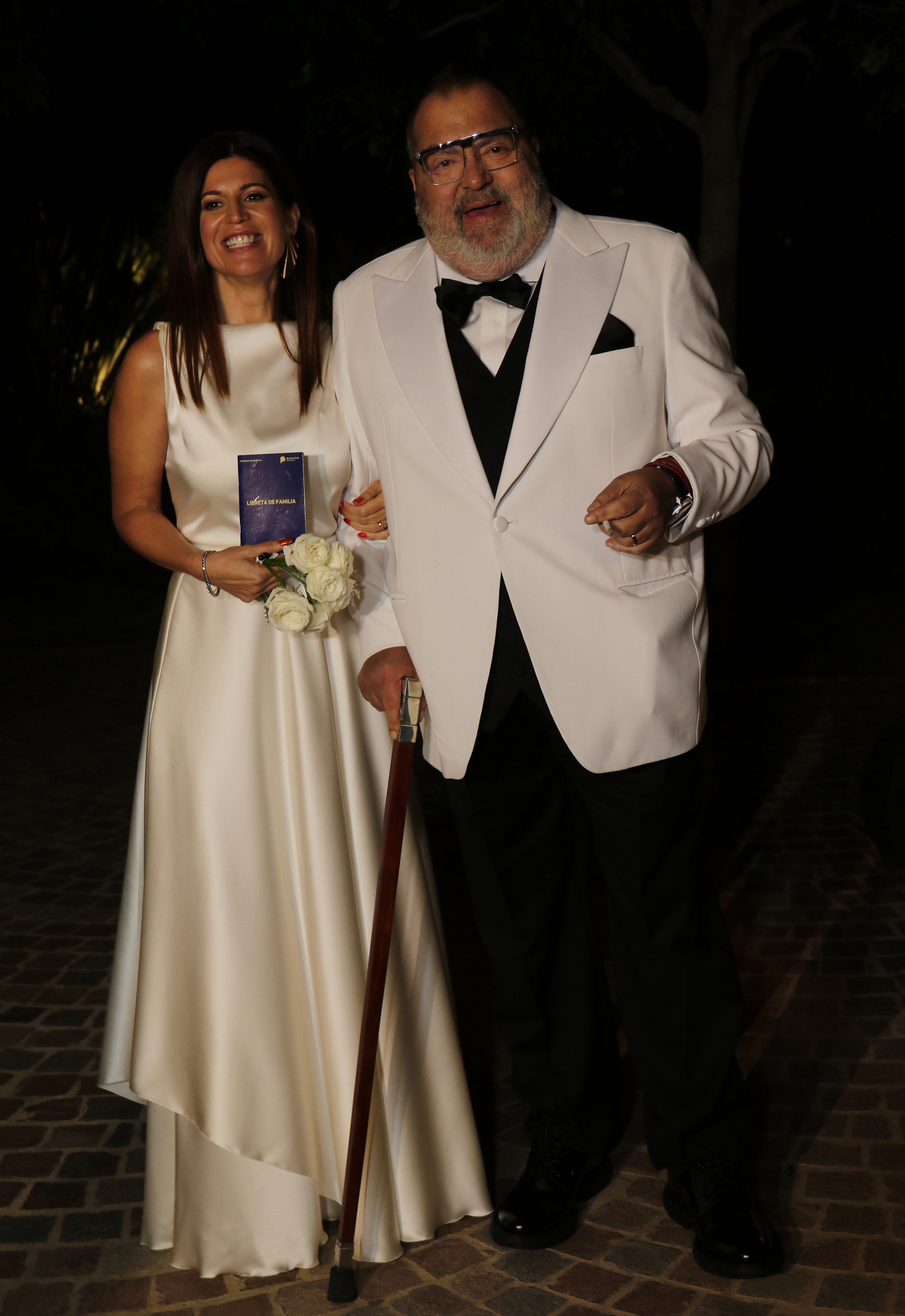 Elba Marcovecchio y Jorge Lanata recién casados (Fotos: Ramiro Souto)