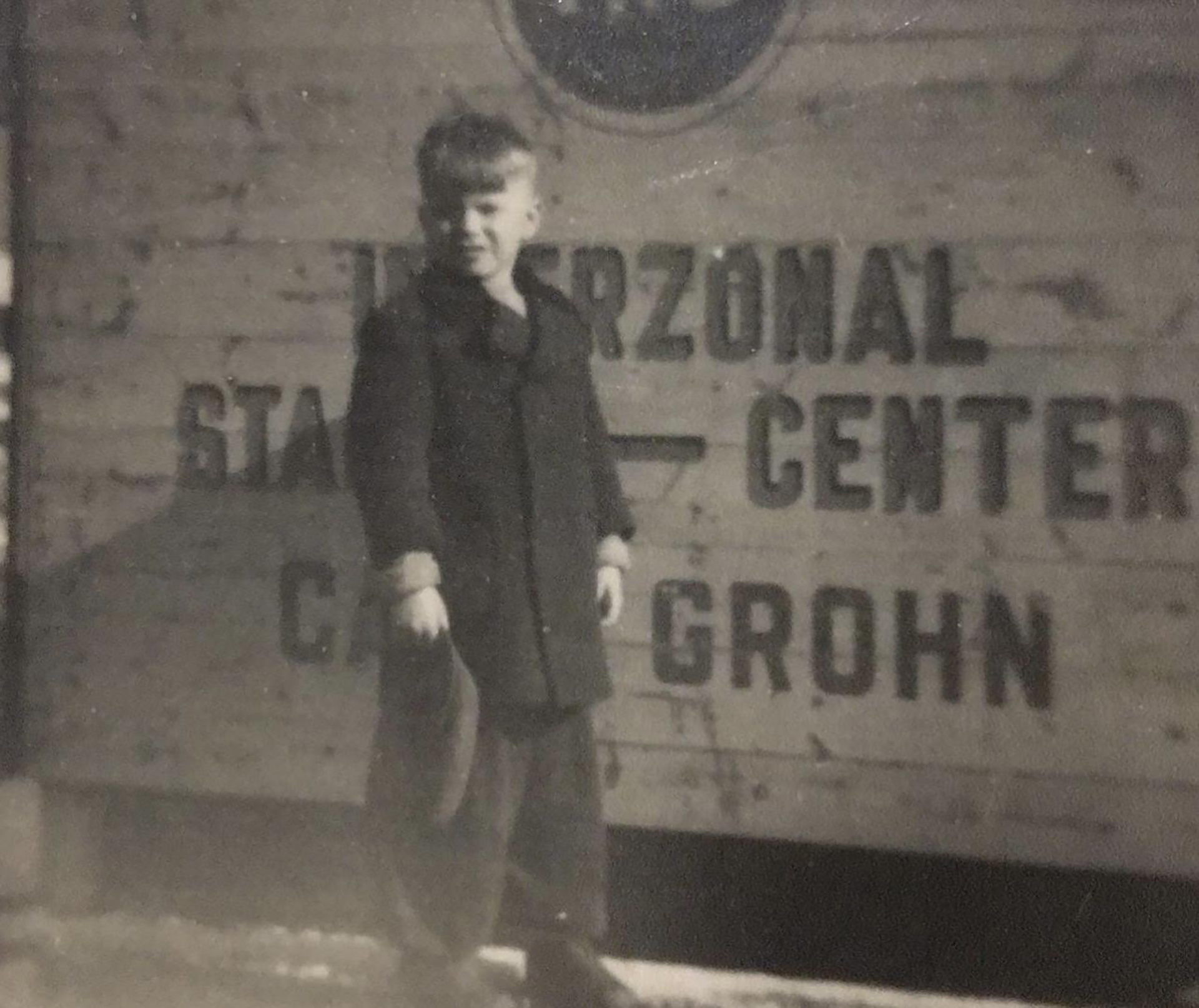Diether Zámolo a los 6 años, edad en la que dejó Austria escapando de la Segunda Guerra Mundial para radicarse en la Argentina