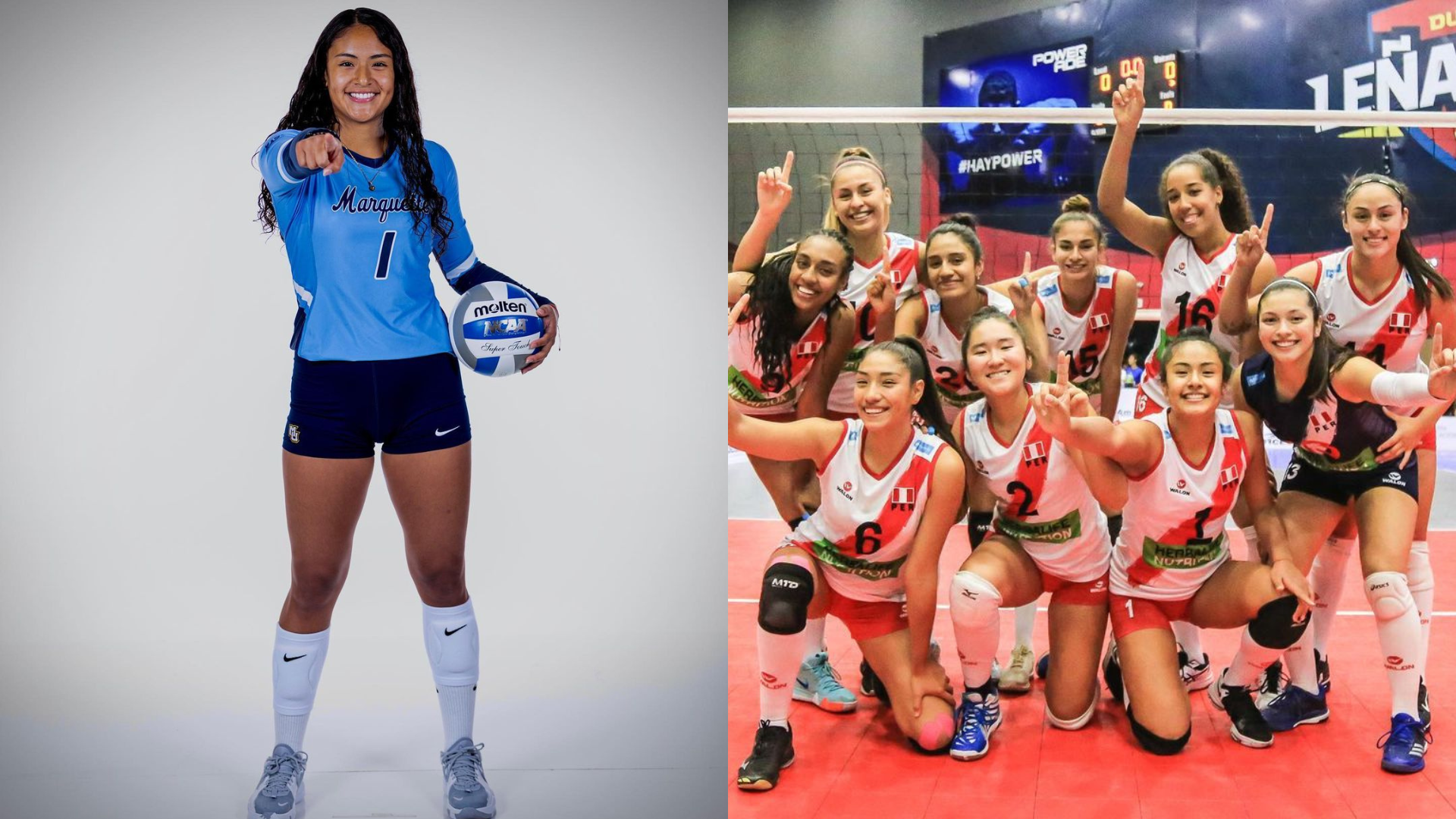 Yadhira Anchante representó a la selección peruana de vóley durante los Juegos Panamericanos Junior 2021. (yadhiraanchante)