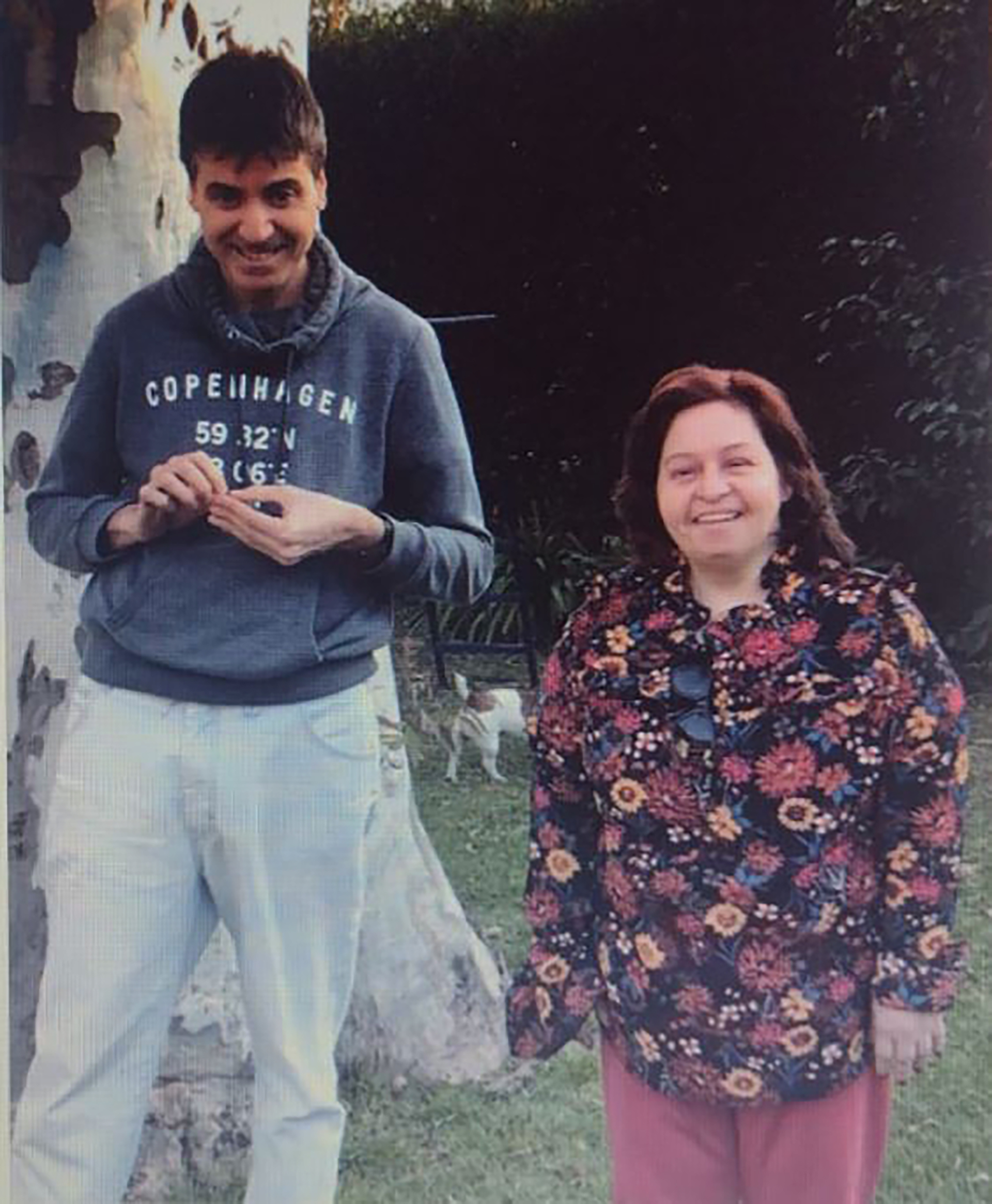 Mariana Páez y su novio Alejandro con quien se relaciona desde hace 15 años