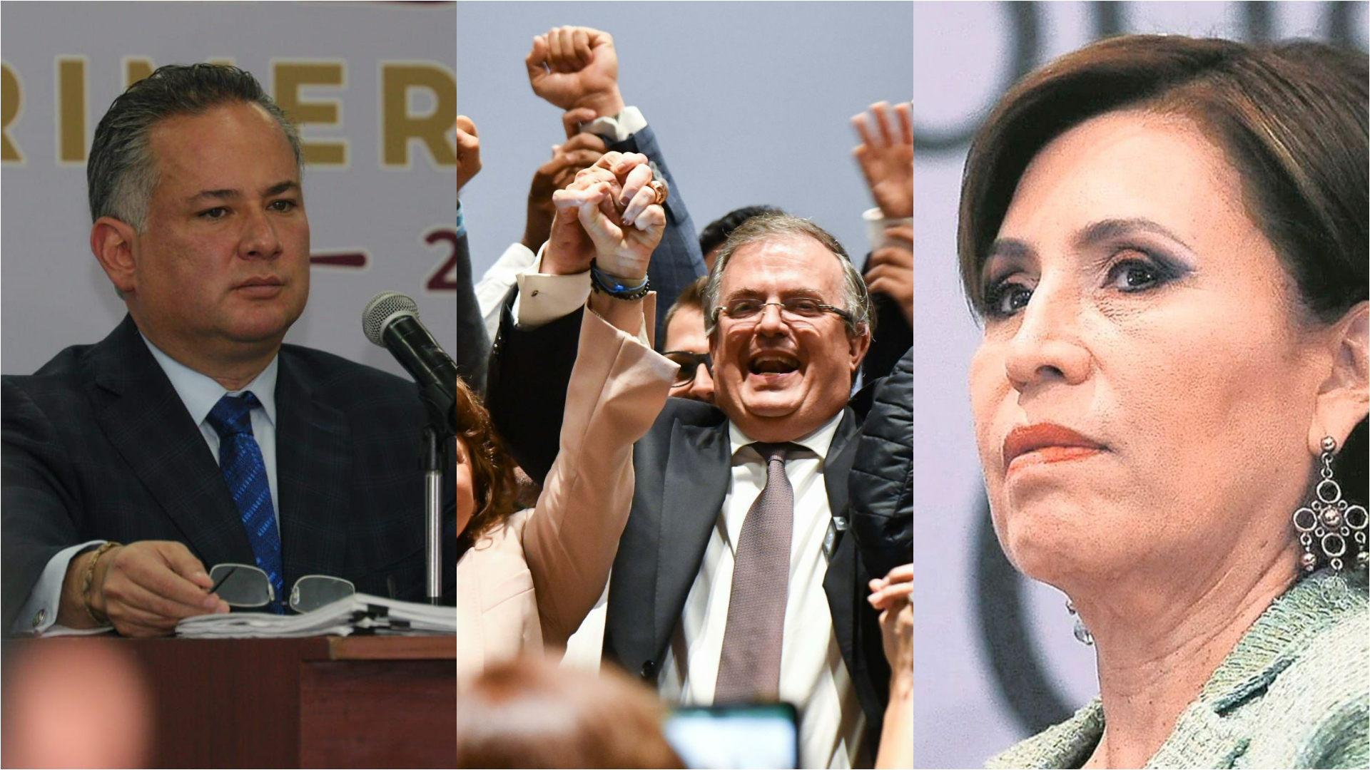 Los políticos festejaron la renuncia del canciller mexicano (Collage/Facebook/Cuartoscuro)