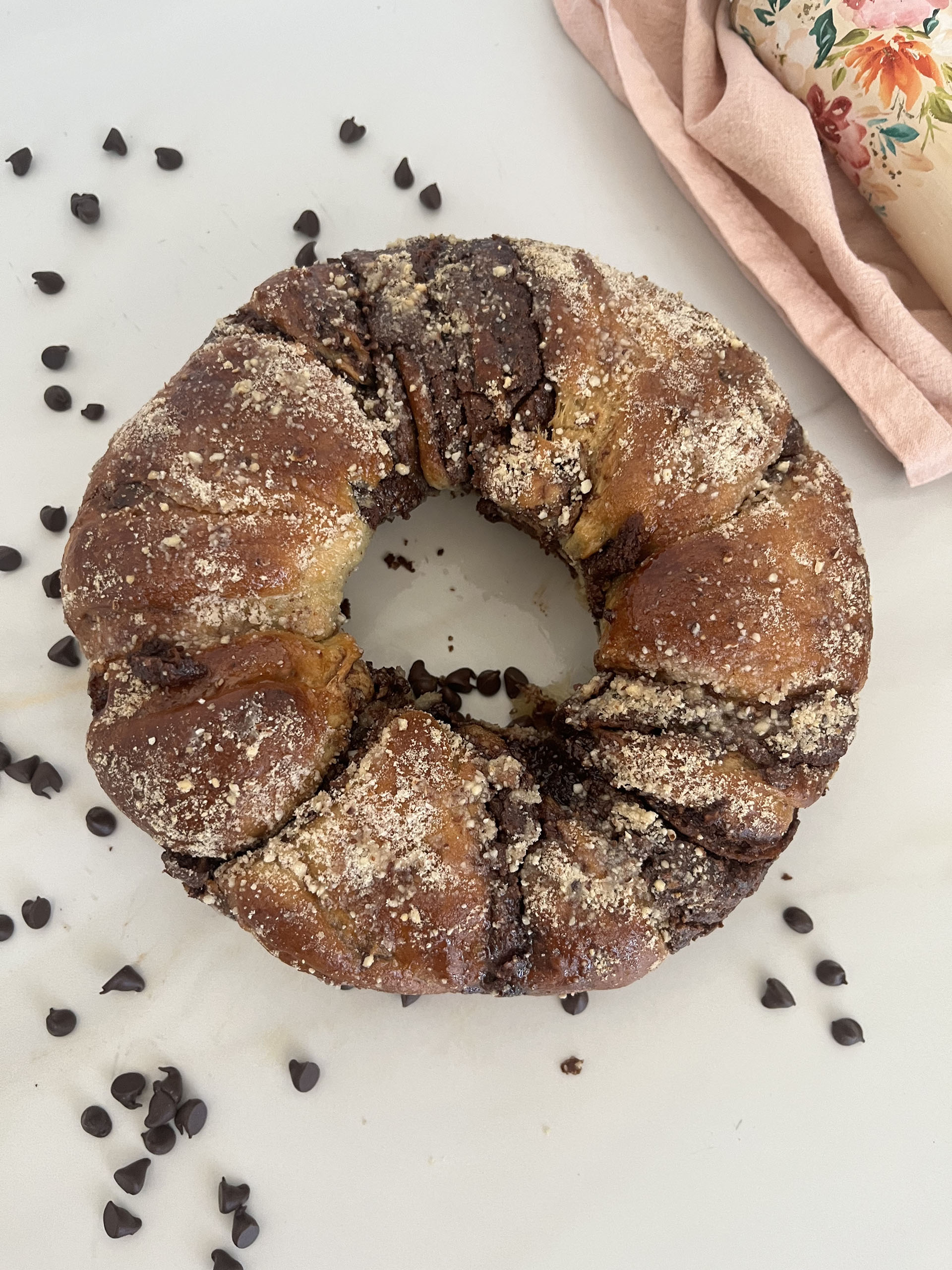 Trenzada con chips de chocolate, una de las opciones más deliciosas  (Agustina Vives)