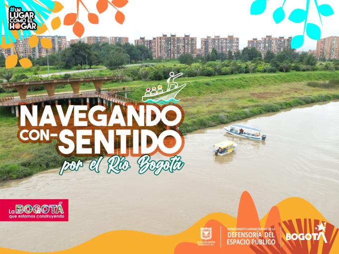 ‘Navegando con sentido’, iniciativa que permitirá recorrer en bote parte del Río Bogotá