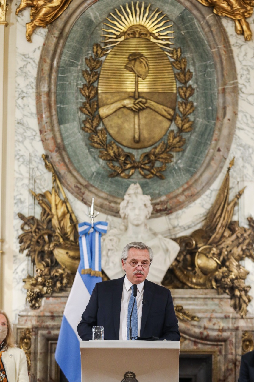 Alberto Fernández envió el proyecto al Congreso de la Nación