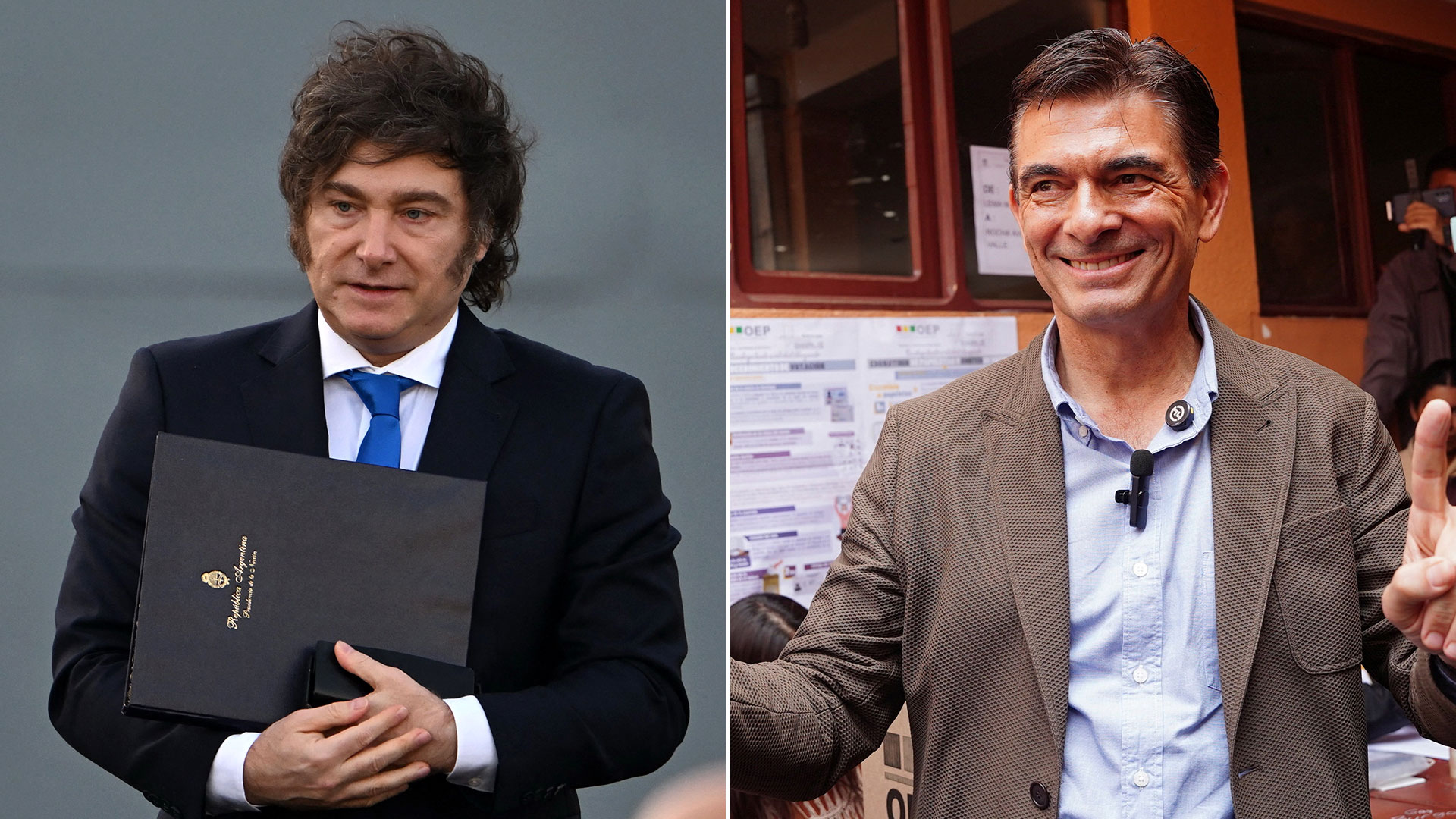 Javier Milei felicitó a Rodrigo Paz tras ser electo presidente de Bolivia: “Van a ingresar al mundo libre”