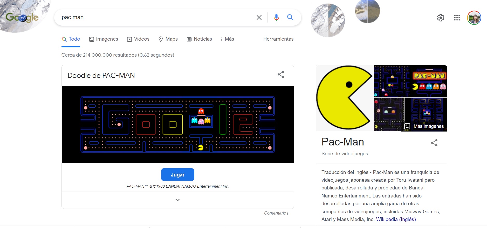 Pac-Man Google Doodle, Pac-Man Wiki