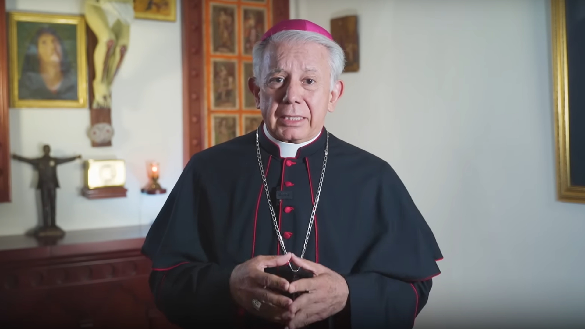 Monseñor Ramón Castro, Secretario General de la CEM. (Captura: Youtube/ Conferencia Del Episcopado Mexicano)