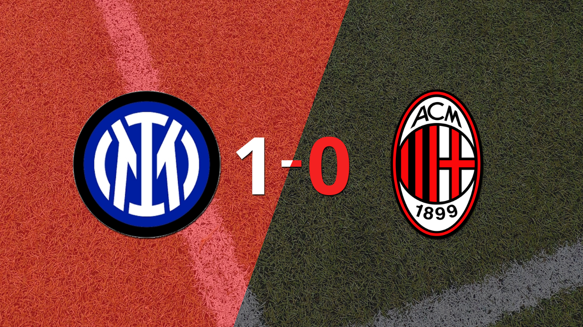 La victoria en el &quot;Derby della Madonnina&quot; fue para Inter por 1 a 0