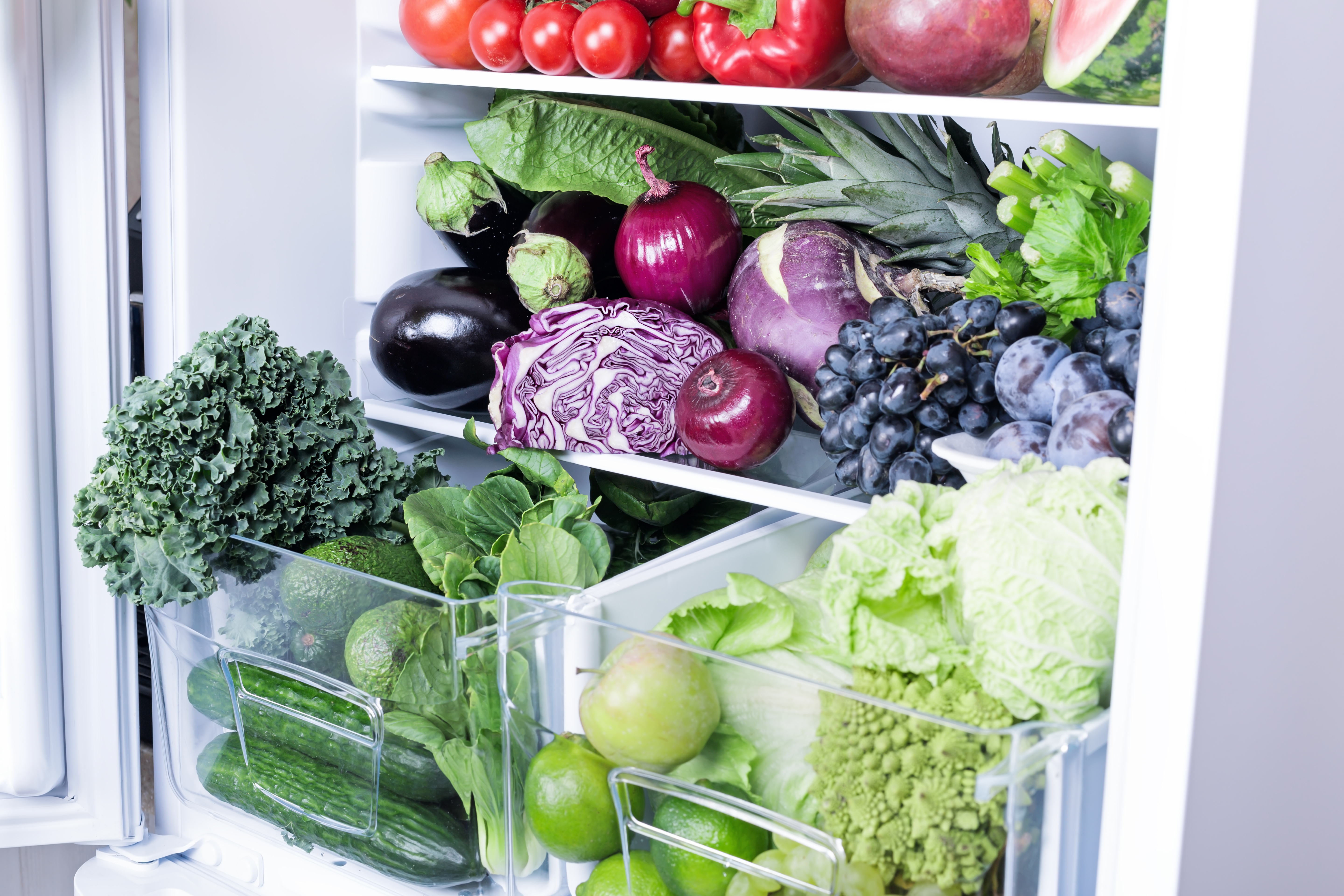 Muchas verduras y frutas mantienen los músculos sanos y fuertes (Shutterstock)