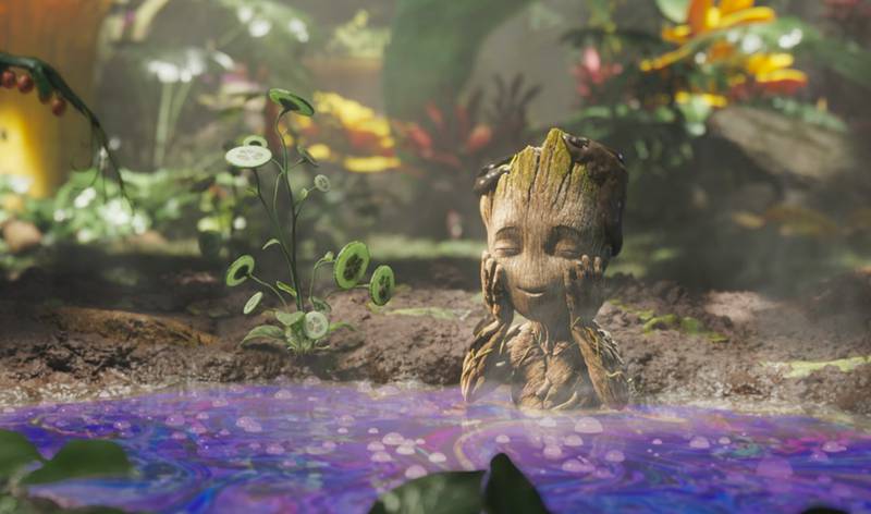 Imágenes de "Yo soy Groot". (Disney Plus)