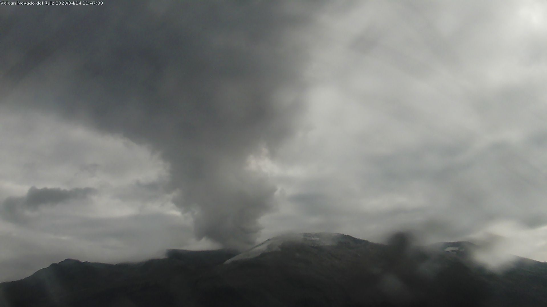 Volcán Nevado del Ruiz (15 de abril de 2023).
SGC