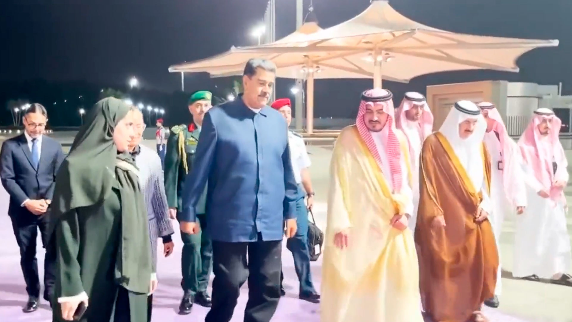 El dictador Nicolás Maduro llegó a Arabia Saudita