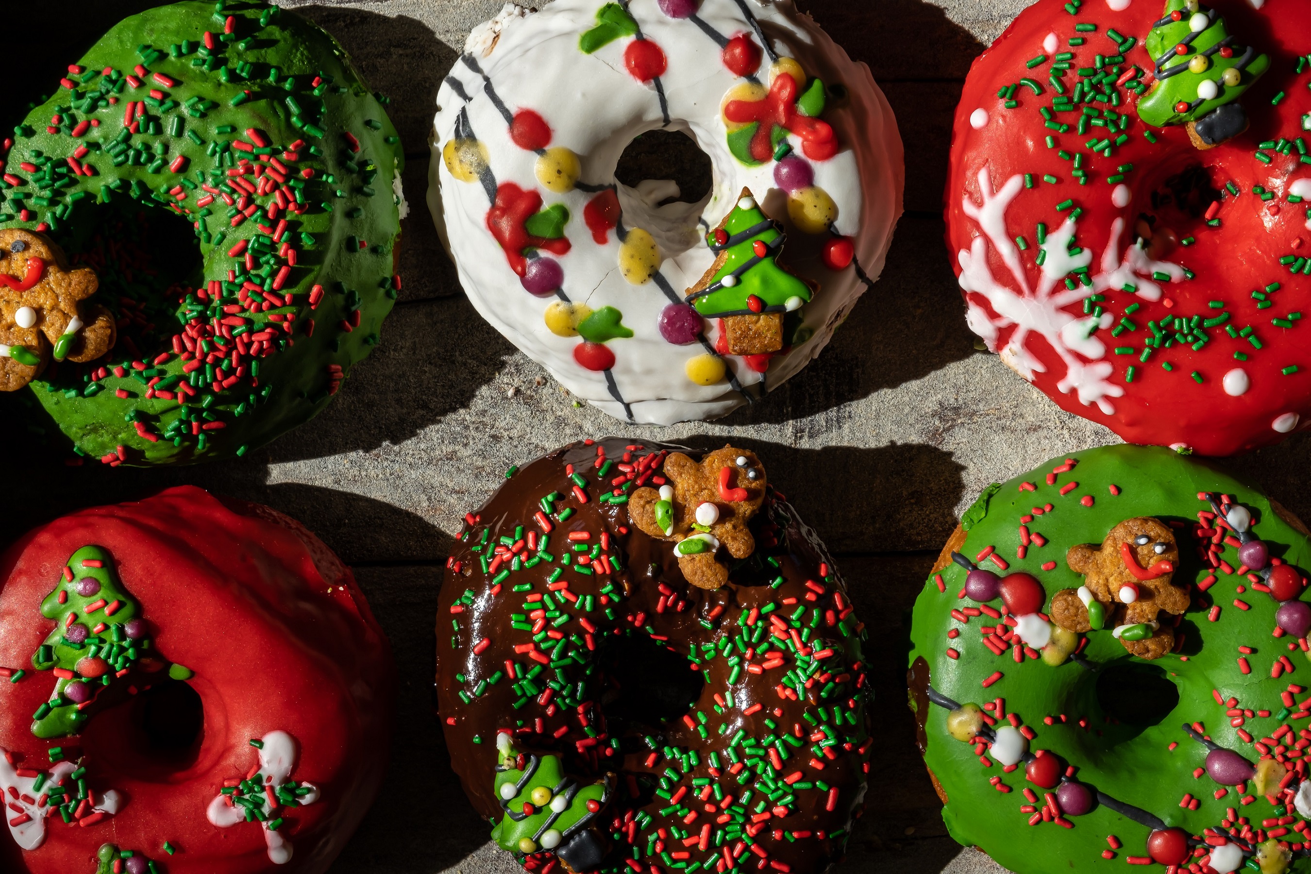 Otra opción para estas Fiestas son las donas que podés personalizar de acuerdo a tus sabores favoritos