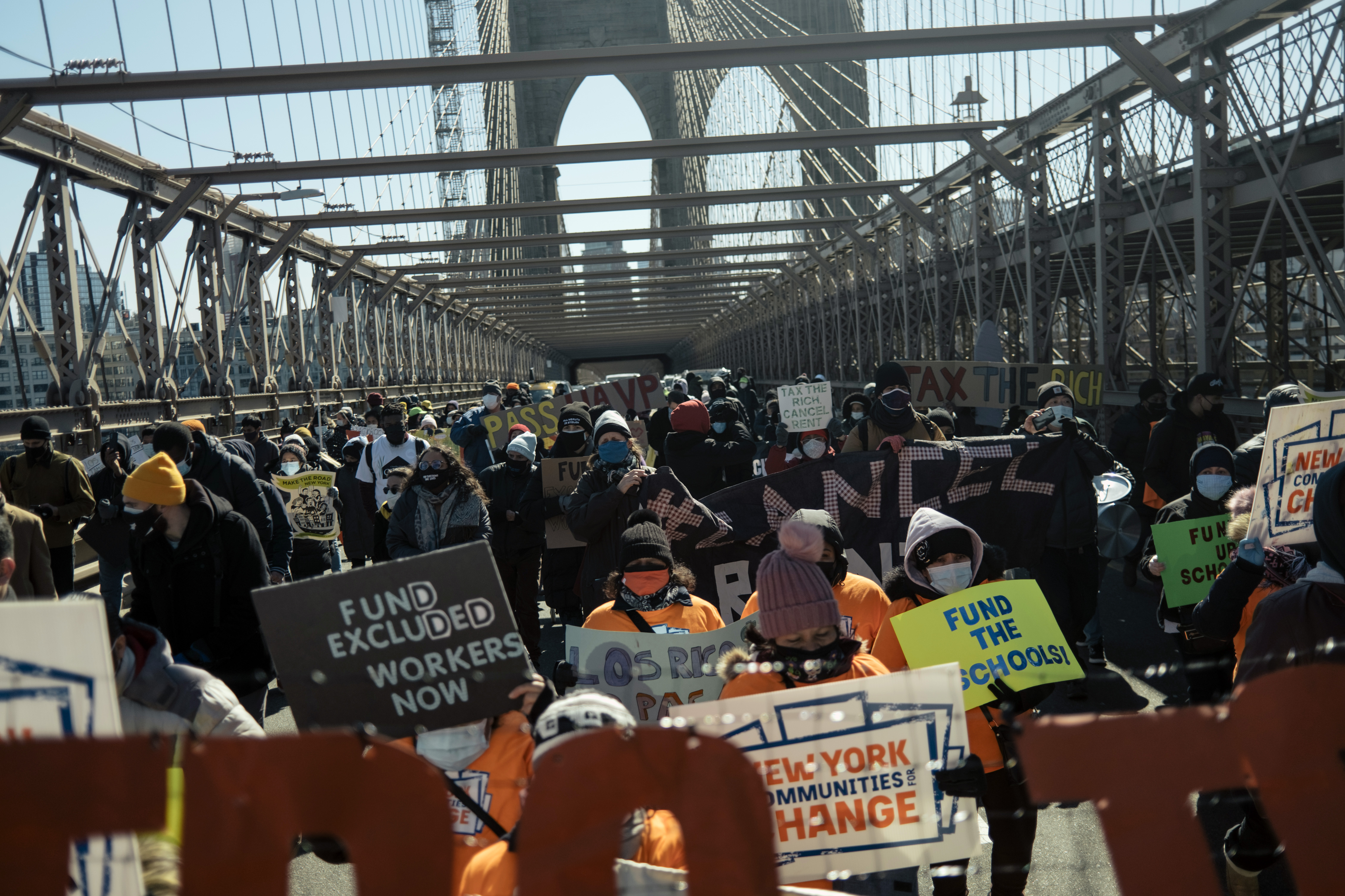Manifestación en Brooklyn (Jose A. Alvarado Jr./The New York Times)