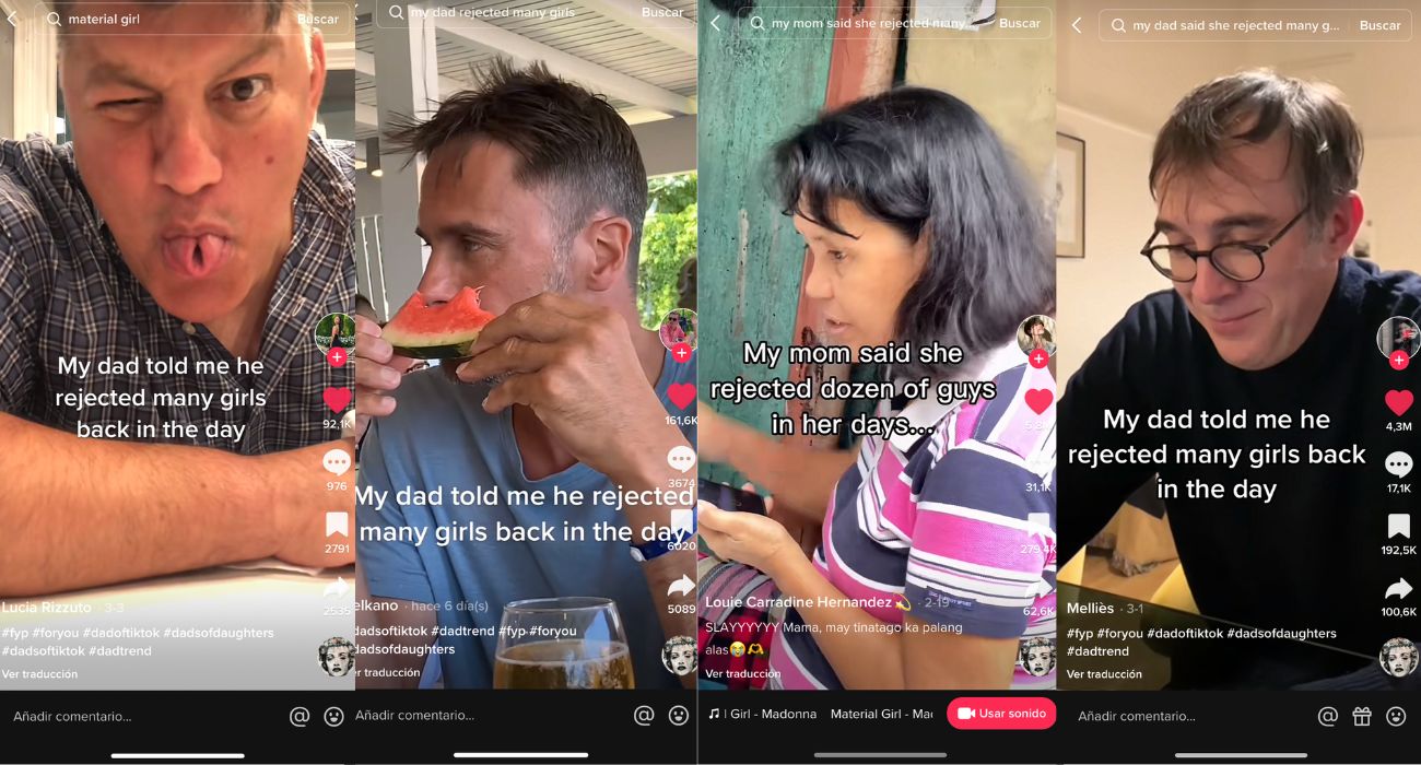 El reto viral en TikTok que llevó a los padres a ser protagonistas - Infobae