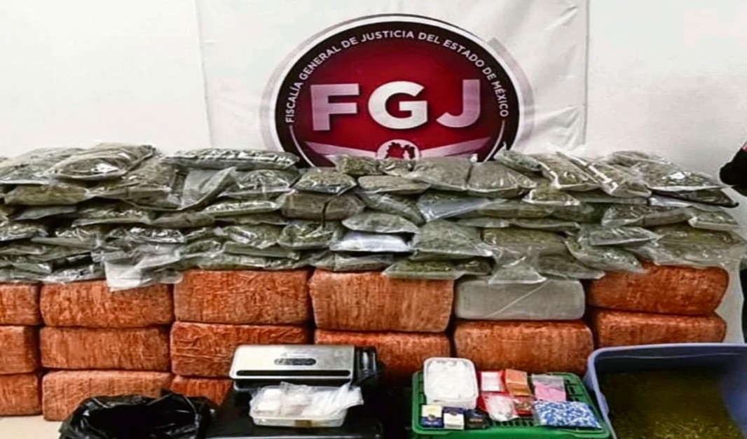 Golpe al narco en Edomex: decomisaron más de 260 kilos de diversas drogas en Atizapán