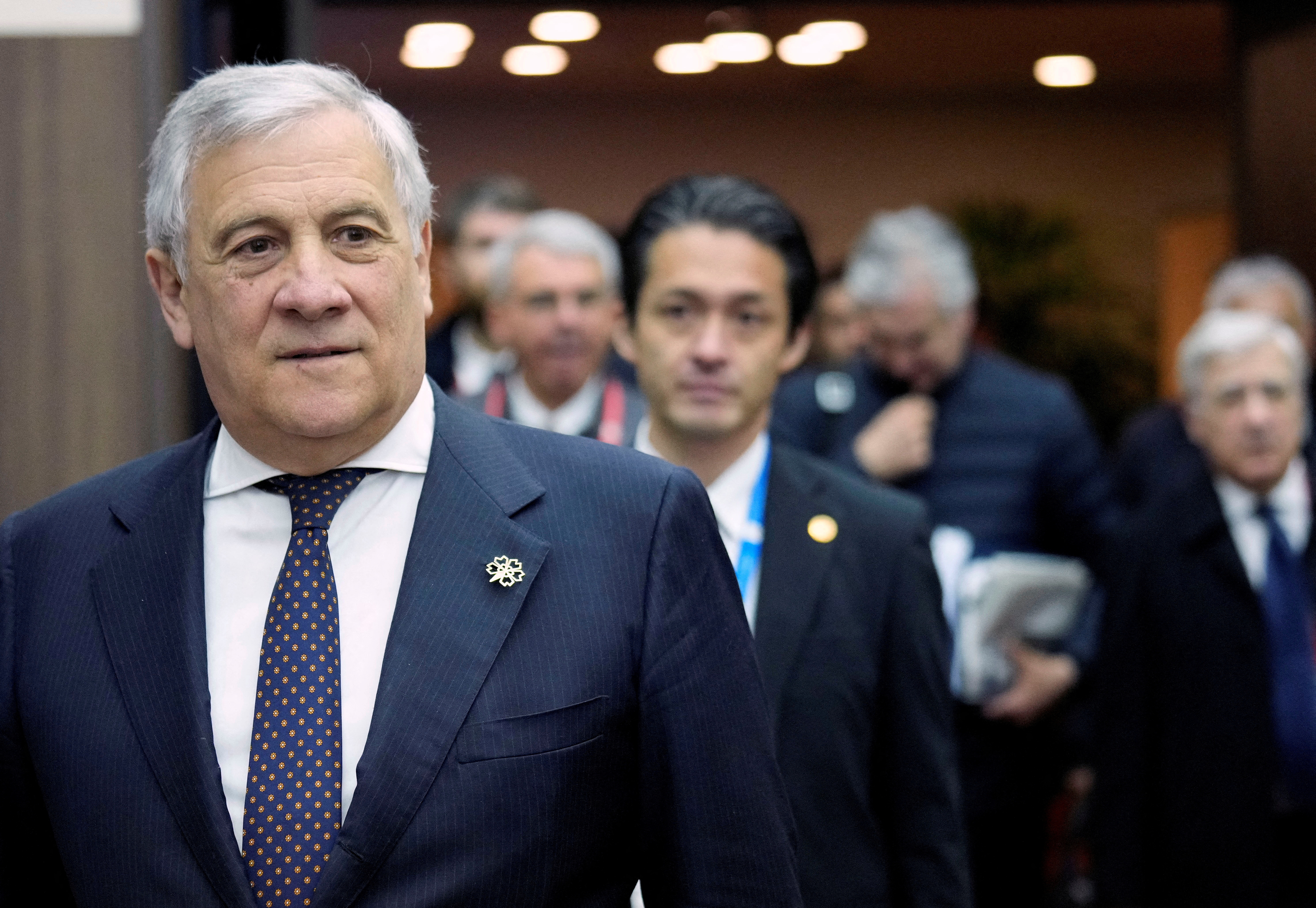 Antonio Tajani, ministro de Exteriores de Italia (Franck Robichon/Pool via REUTERS)