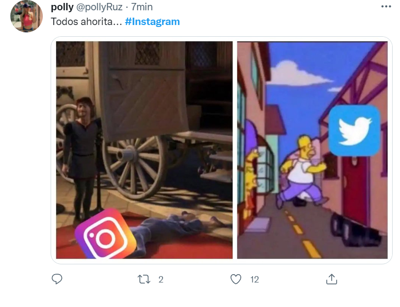 Los usuarios se vuelcan a Twitter para expresarse sobre la caída de Instagram