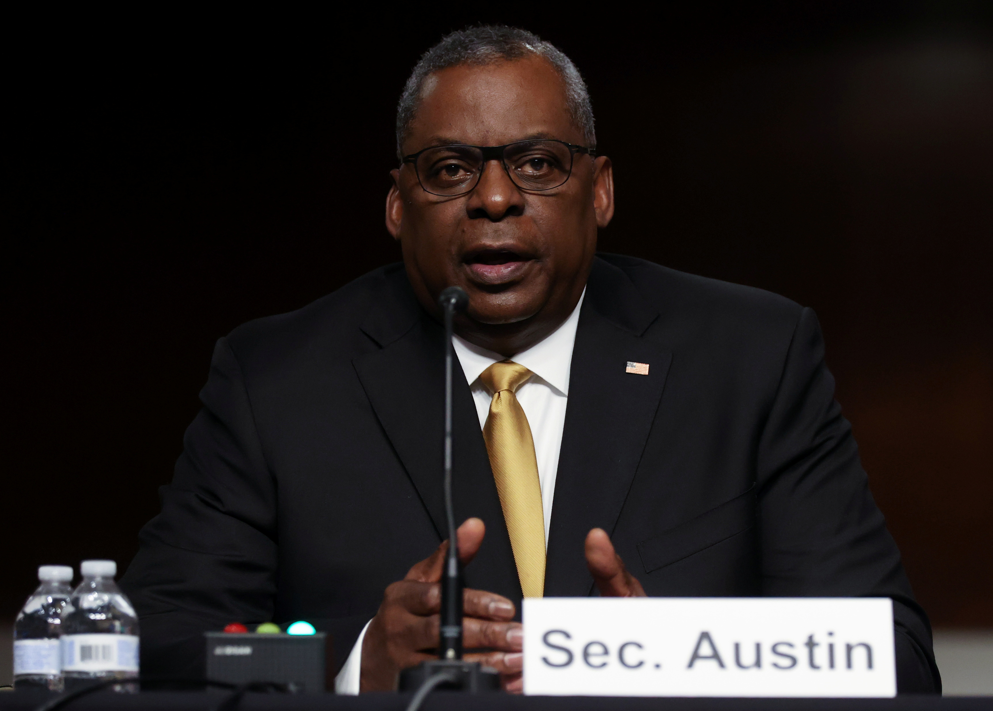 El secretario de Defensa de EEUU, Lloyd Austin.  REUTERS/Jonathan Ernst