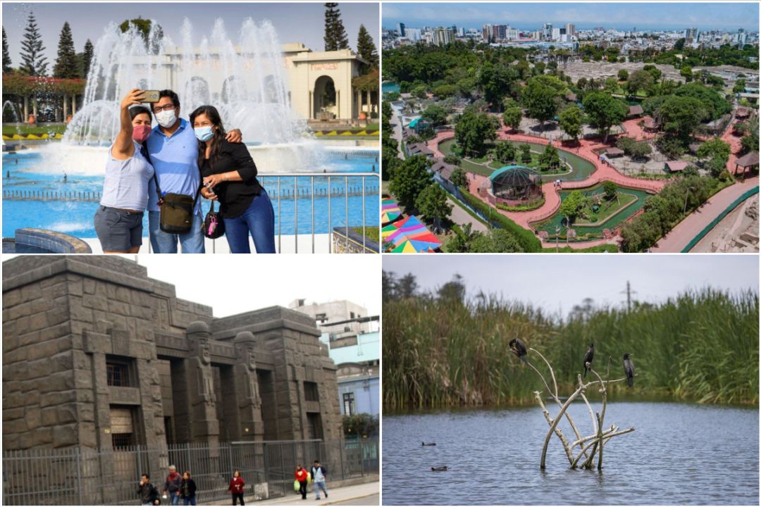 Circuito Mágico del Agua, Parque de las Leyendas, Museo Nacional de la Cultura Peruana y Pantanos de Villa. | Fotos: MML