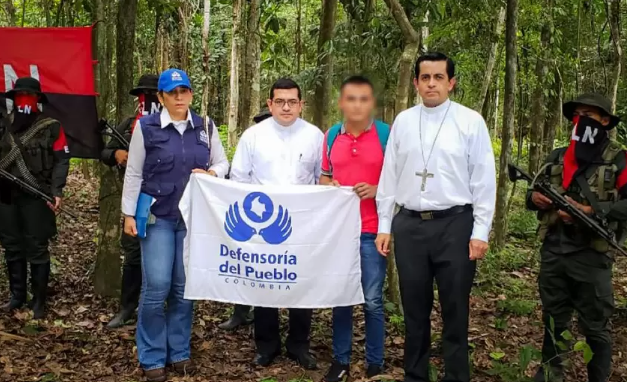 Misión humanitaria permitió la liberación de un adolescente en Arauca. Foto: Defensoría del Pueblo