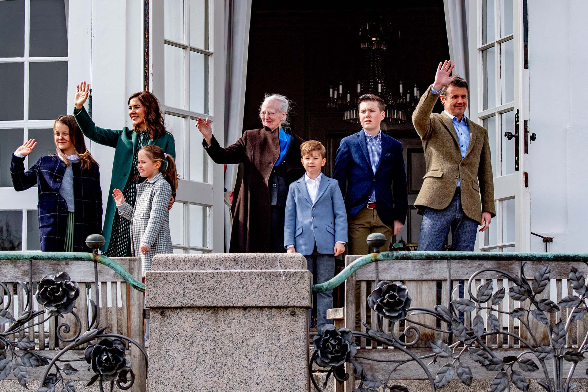 La familia real danesa (Shutterstock)