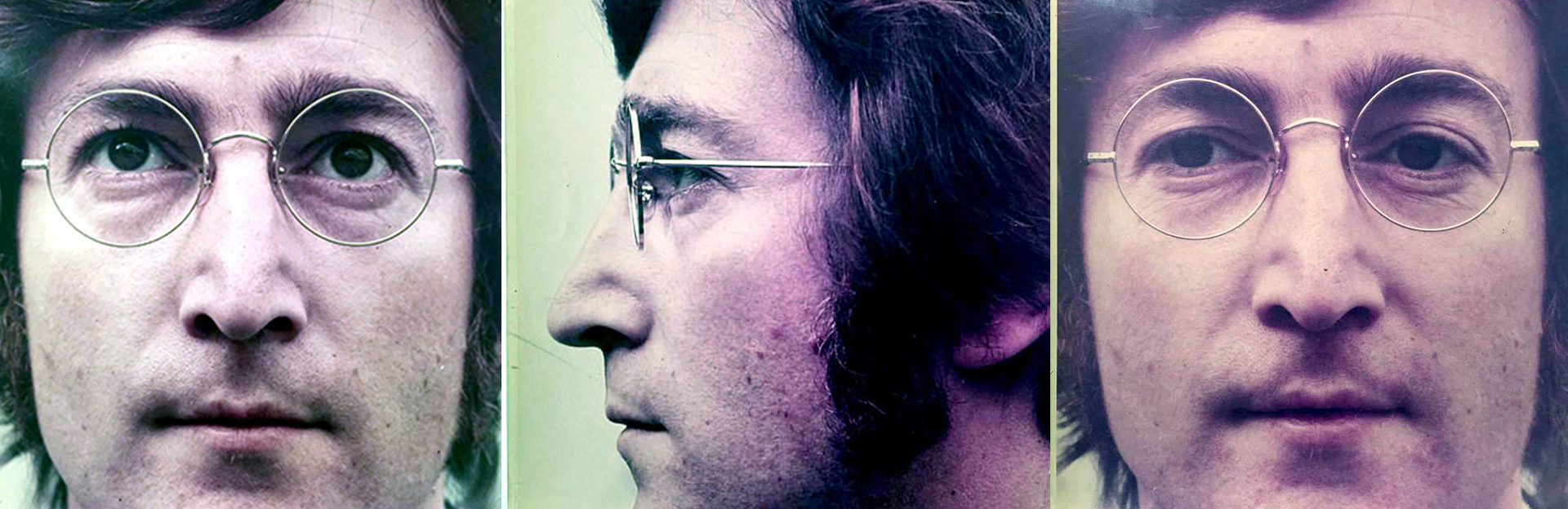 Tres imágenes de Lennon sacadas por Warhol