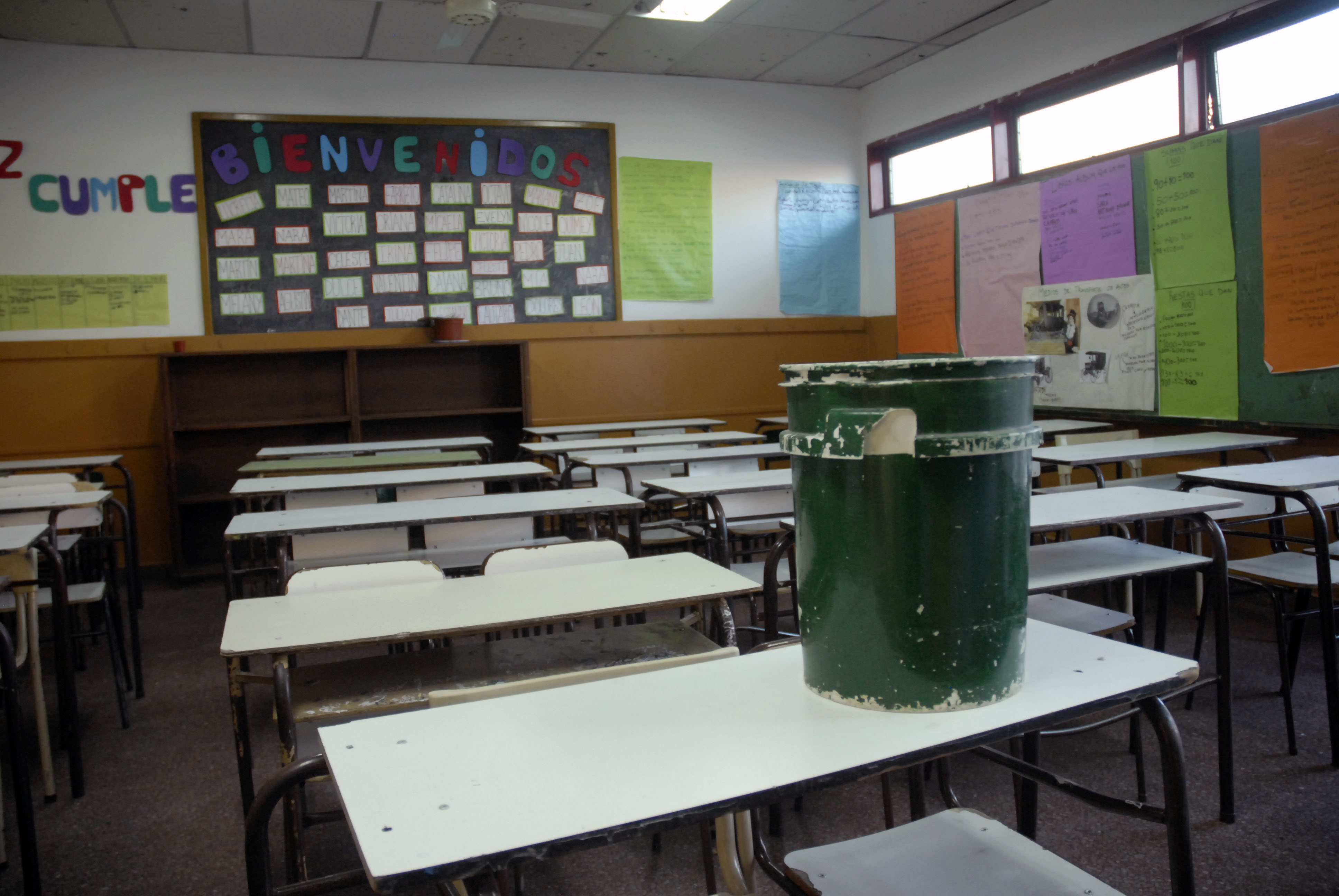 La gran mayoría de las escuelas de la provincia de Buenos Aires siguen cerradas