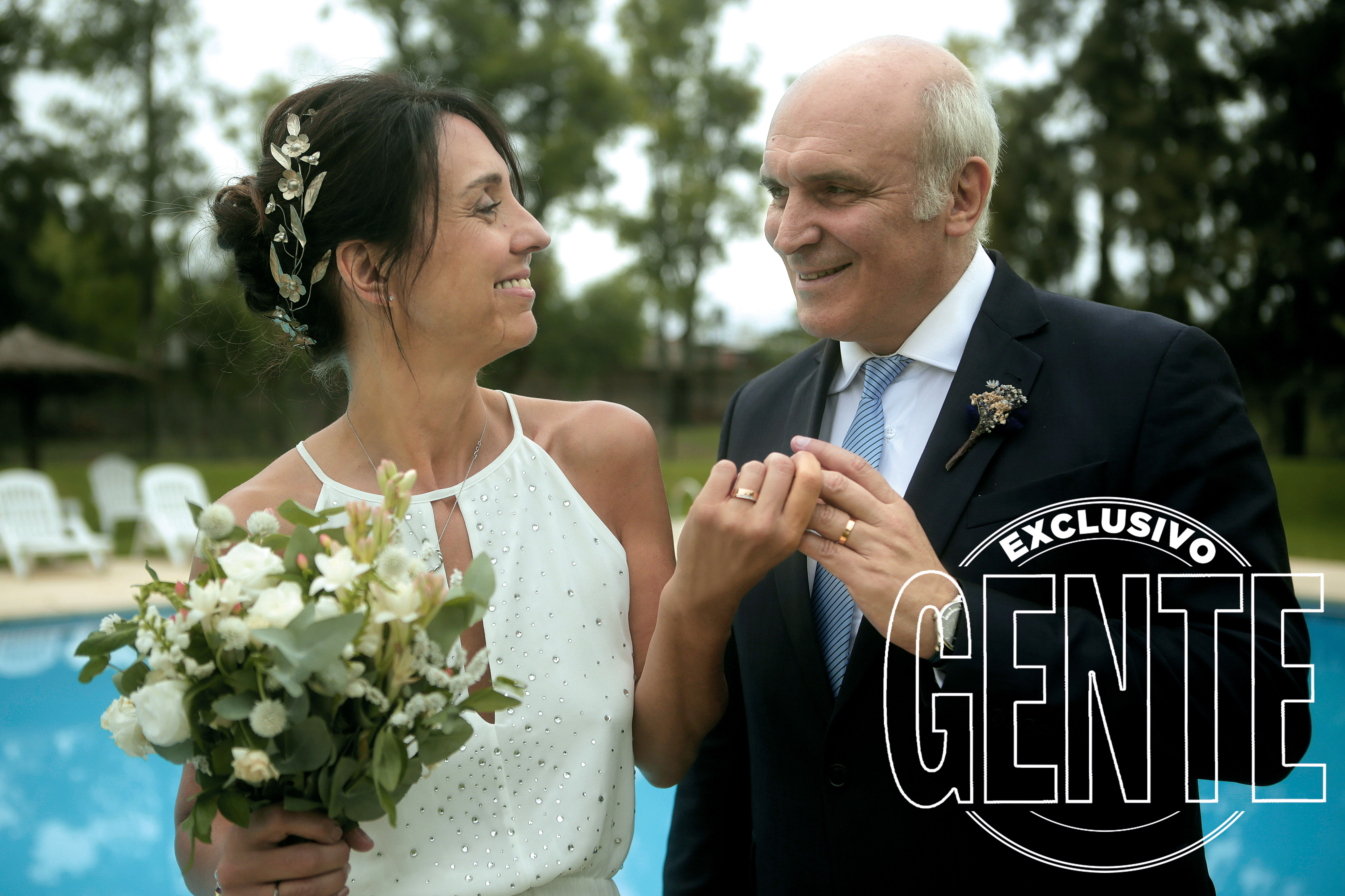 José Luis Espert se casó en 2019, a los 57 años, con María Mercedes González; es su segundo matrimonio