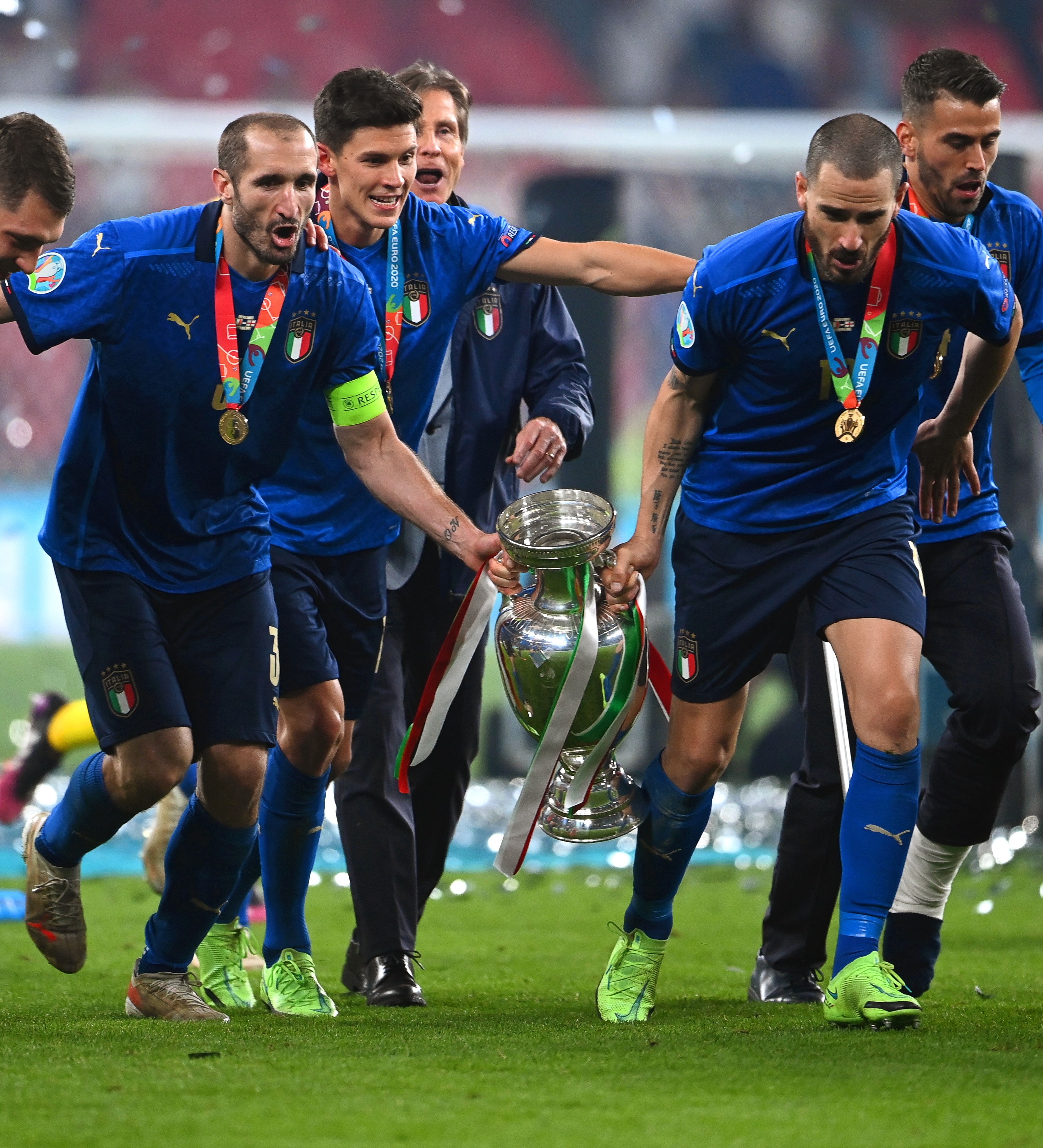 Although Italy did not qualify for the World Cup, they are in the top ten by winning Euro 2020 (Photo: EFE)