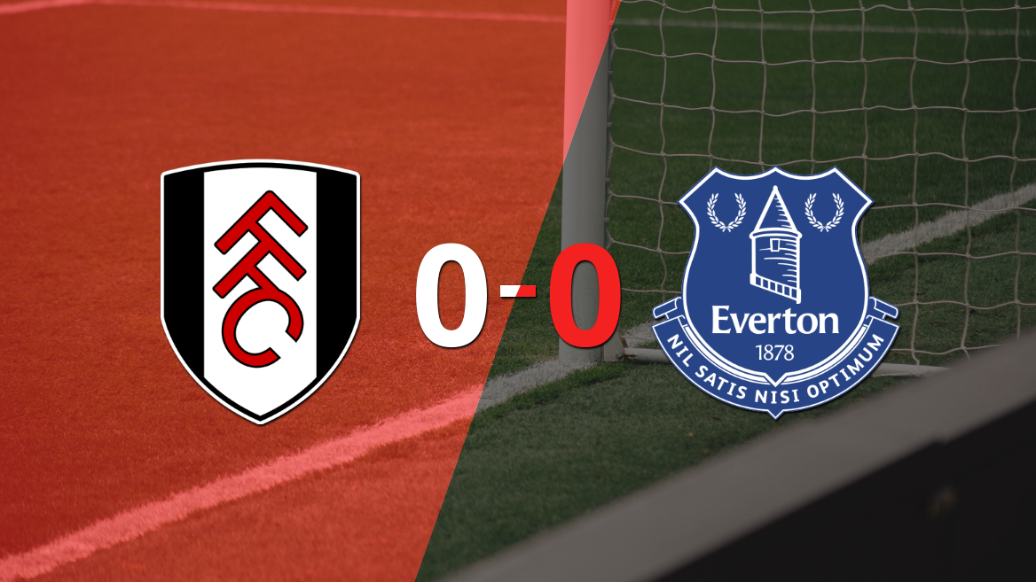 Fulham y Everton no se sacaron ventaja y terminaron sin goles