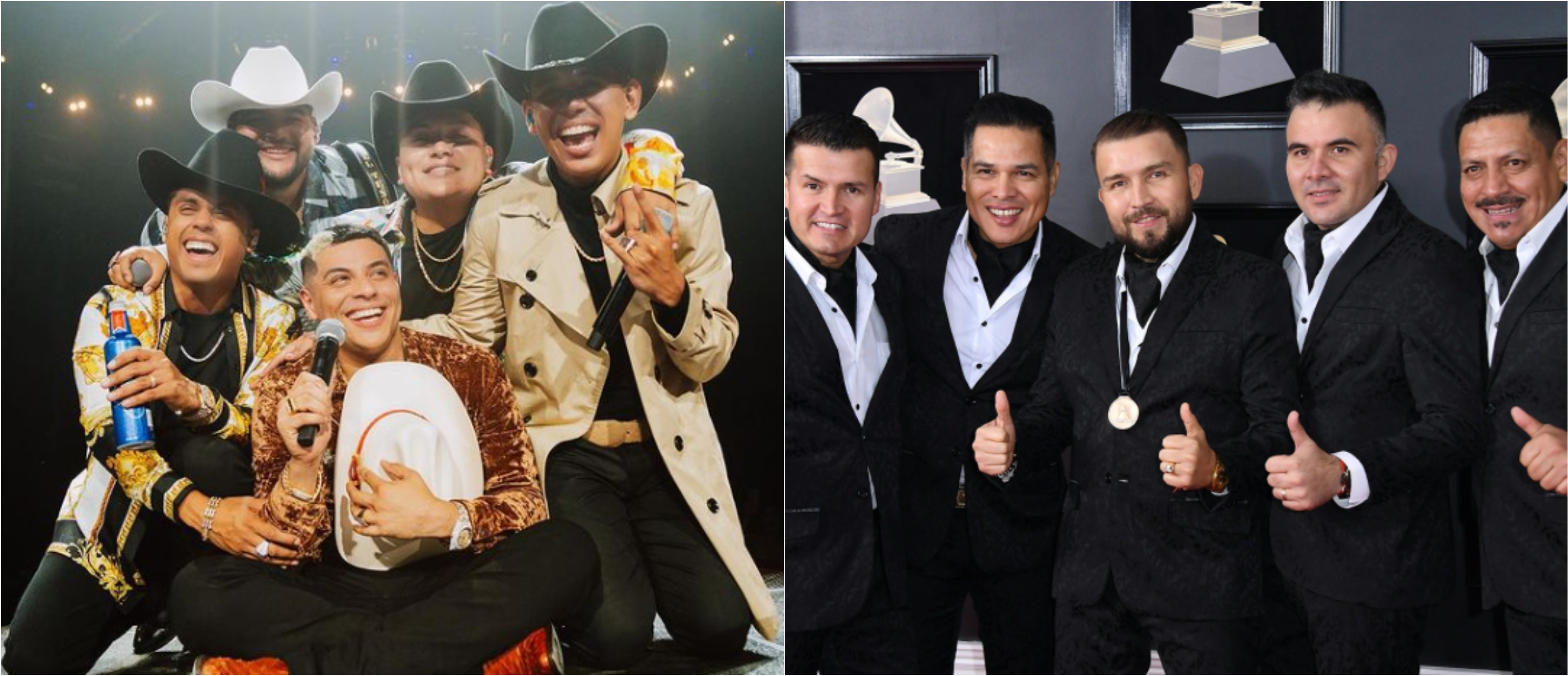 After the differences, Grupo Firme announced collaboration with the band El Recodo Photo: Special Infobae