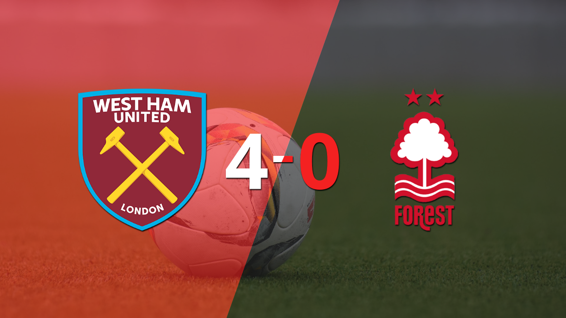 Nottingham Forest cayó ante West Ham United con dos goles de Danny Ings