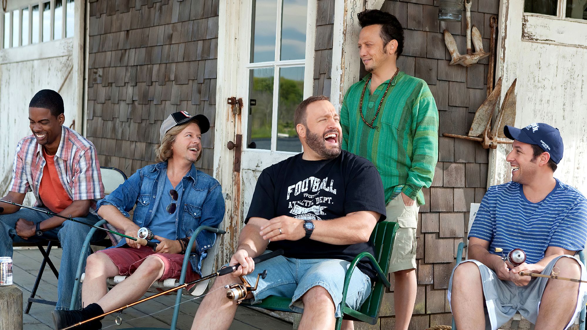 In "They are like children"Also starring are Kevin James, David Space, Chris Rock and Rob Schneider.  (Netflix)