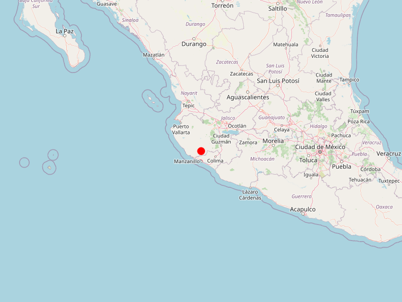 Jalisco registra sismo de magnitud 4.3 con epicentro en Casimiro Castillo