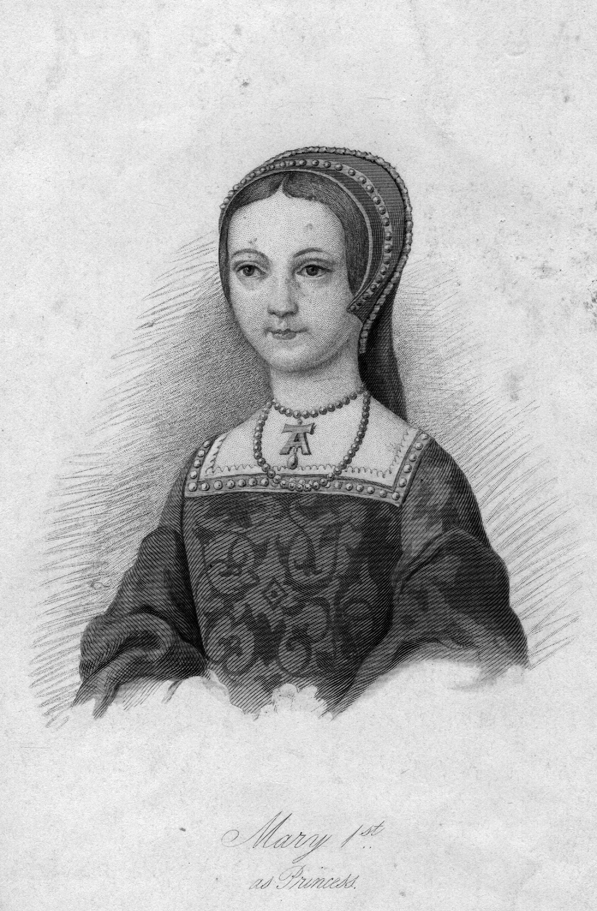 Circa 1530, retrato de la todavía princesa María Tudor a los 15 años (Photo by Hulton Archive/Getty Images)