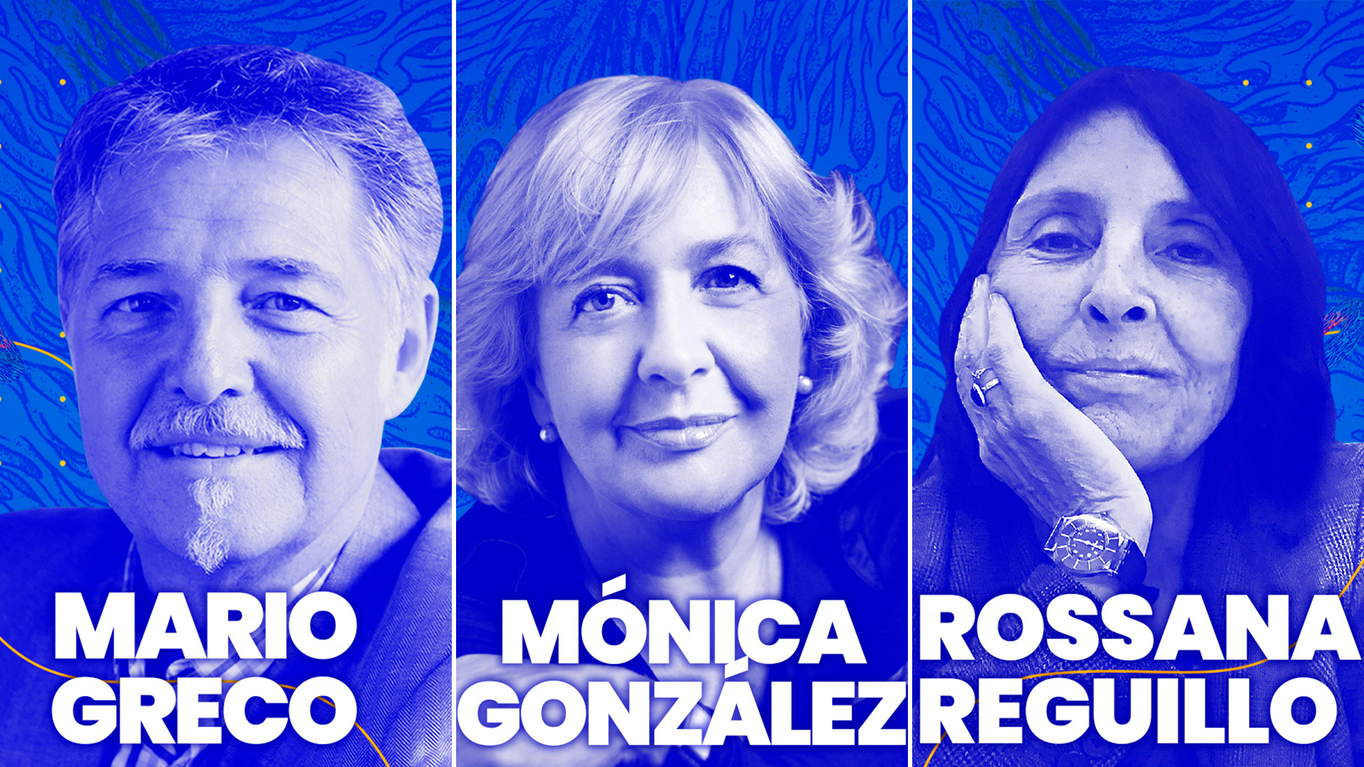 Mario Greco (Argentina), Mónica González (Chile) y Rossana Reguillo (México), los jurados que deberán seleccionar a los 16 becarios