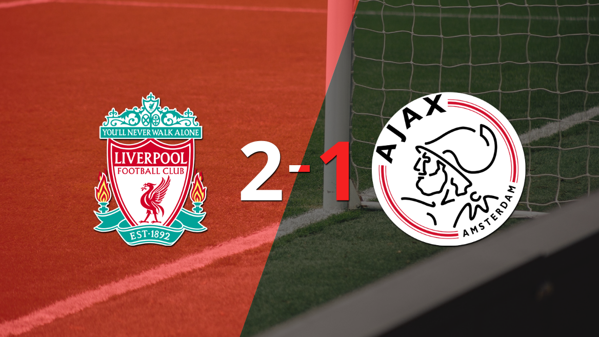 Liverpool derrotó 2-1 en casa a Ajax