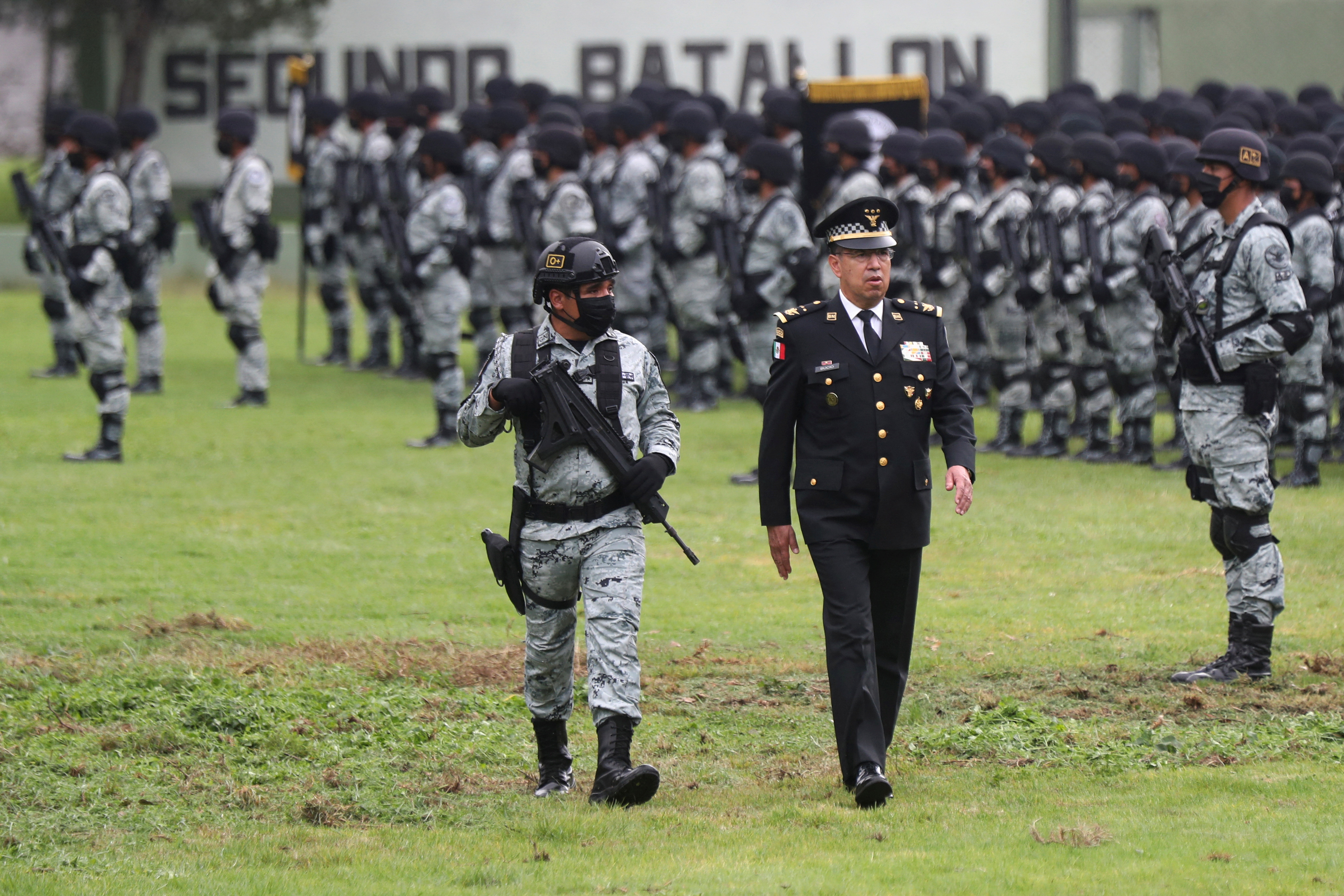 El hoy subsecretario de la SSPC se desempeñaba como Comandante de la Guardia Nacional. (Foto: REUTERS/Edgard Garrido)