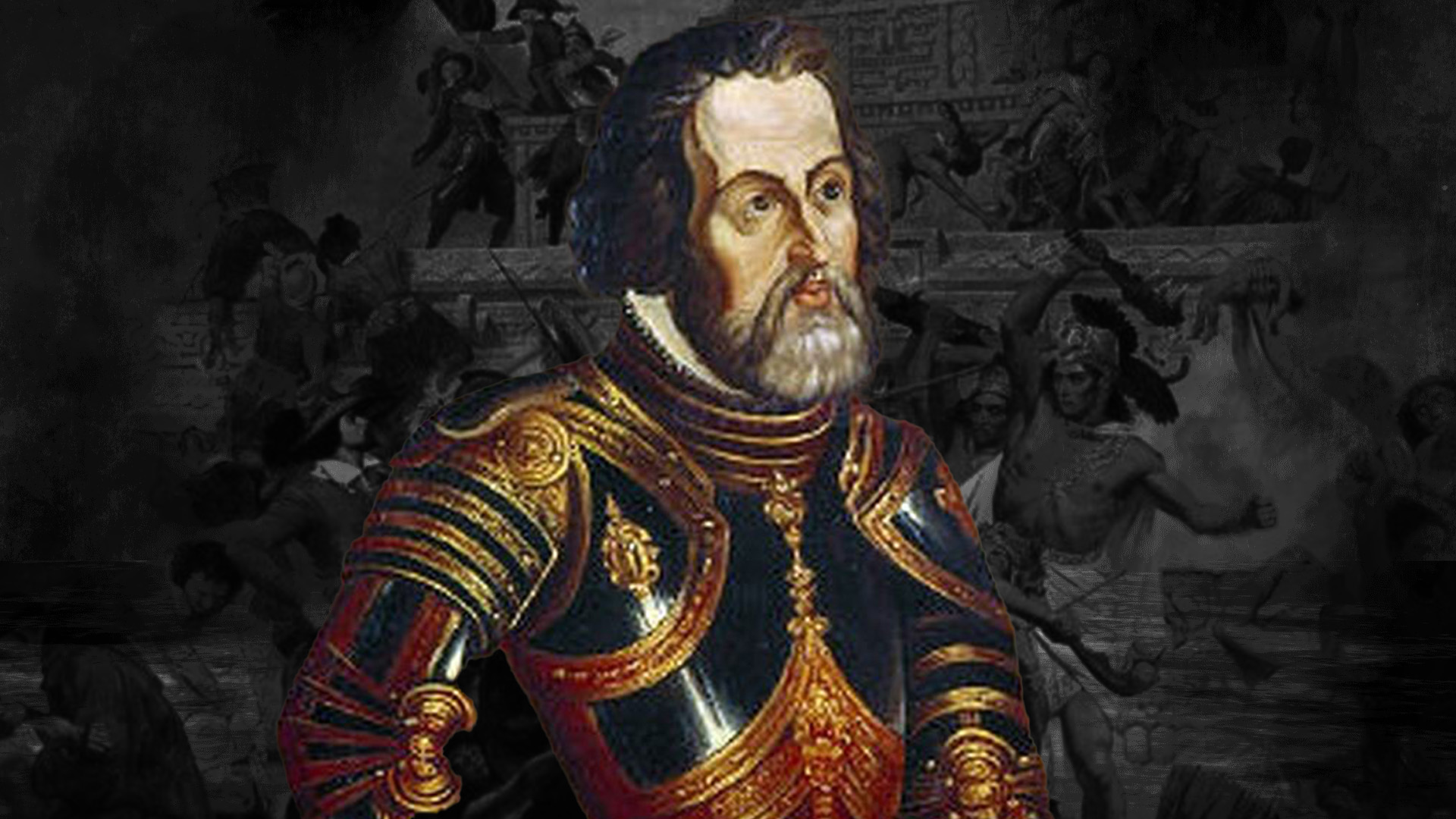 Hernán Cortés (Ilustración: Steve Allen)