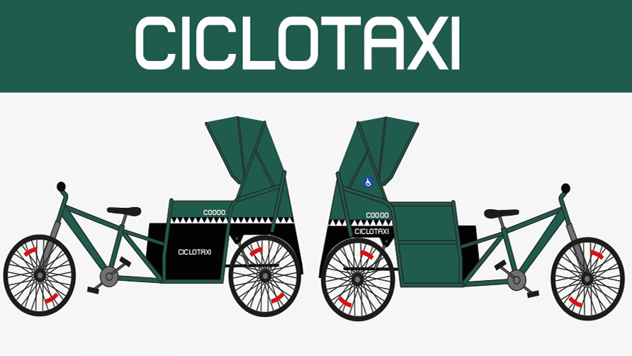 Cómo son los ciclotaxis “cocodrilo” que circularán en CDMX - Infobae